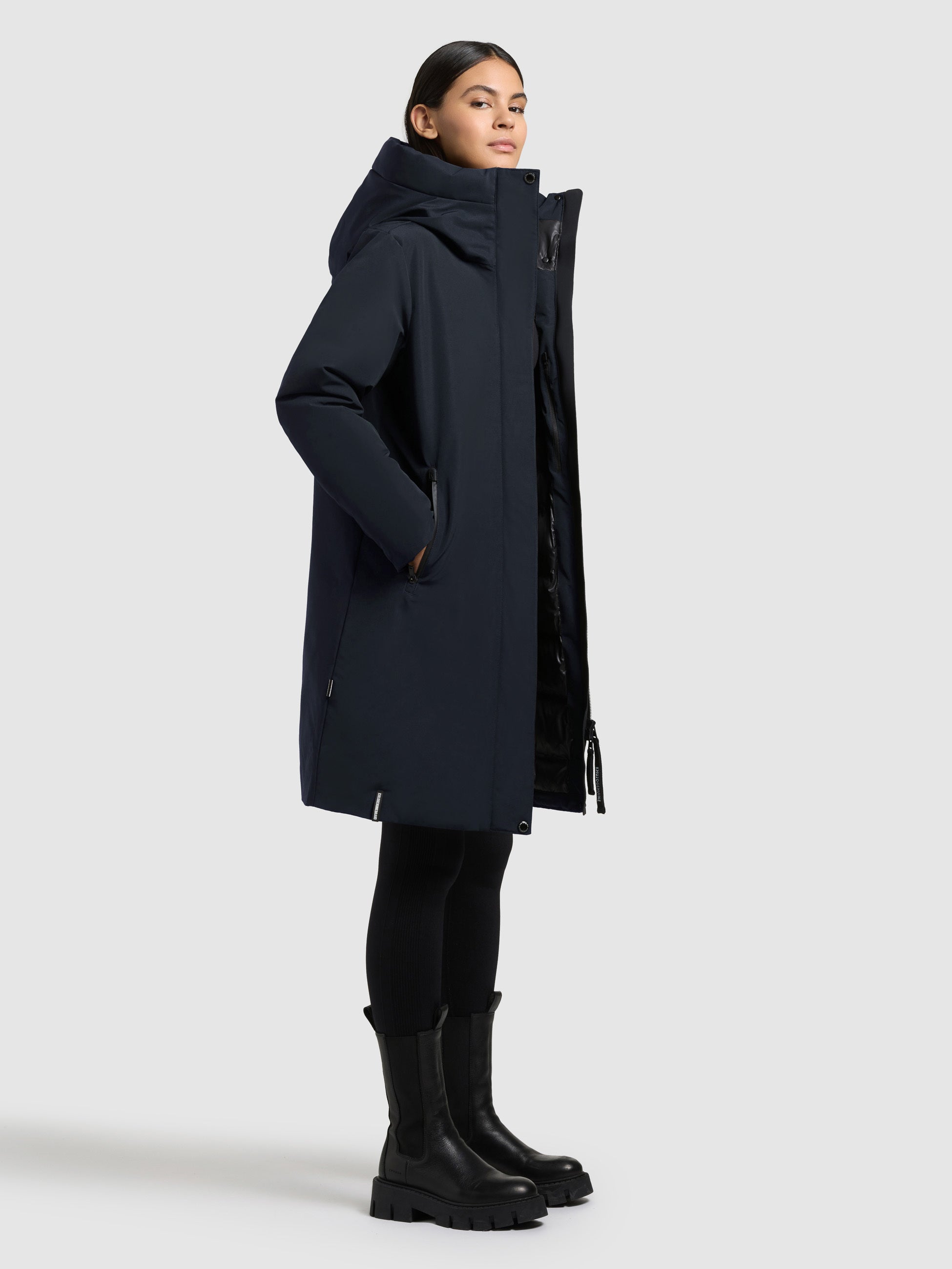 khujo-nellen2-damen-wintermantel-port-blue-loose-fit image 6