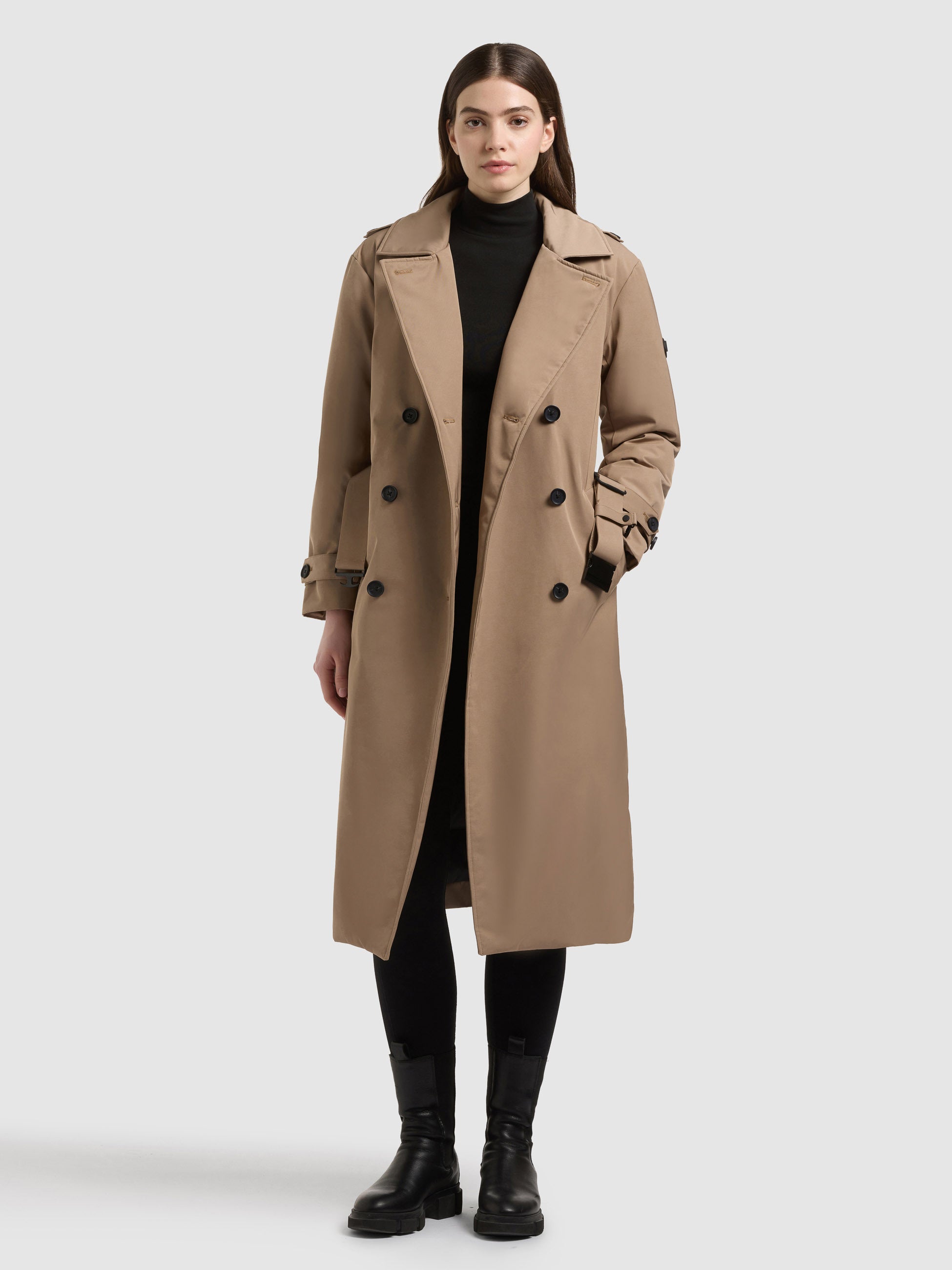 khujo-mantel-elena3-cookie-beige-2in1-knielanger-damen-trenchcoat-mit-steppeinsa image 7