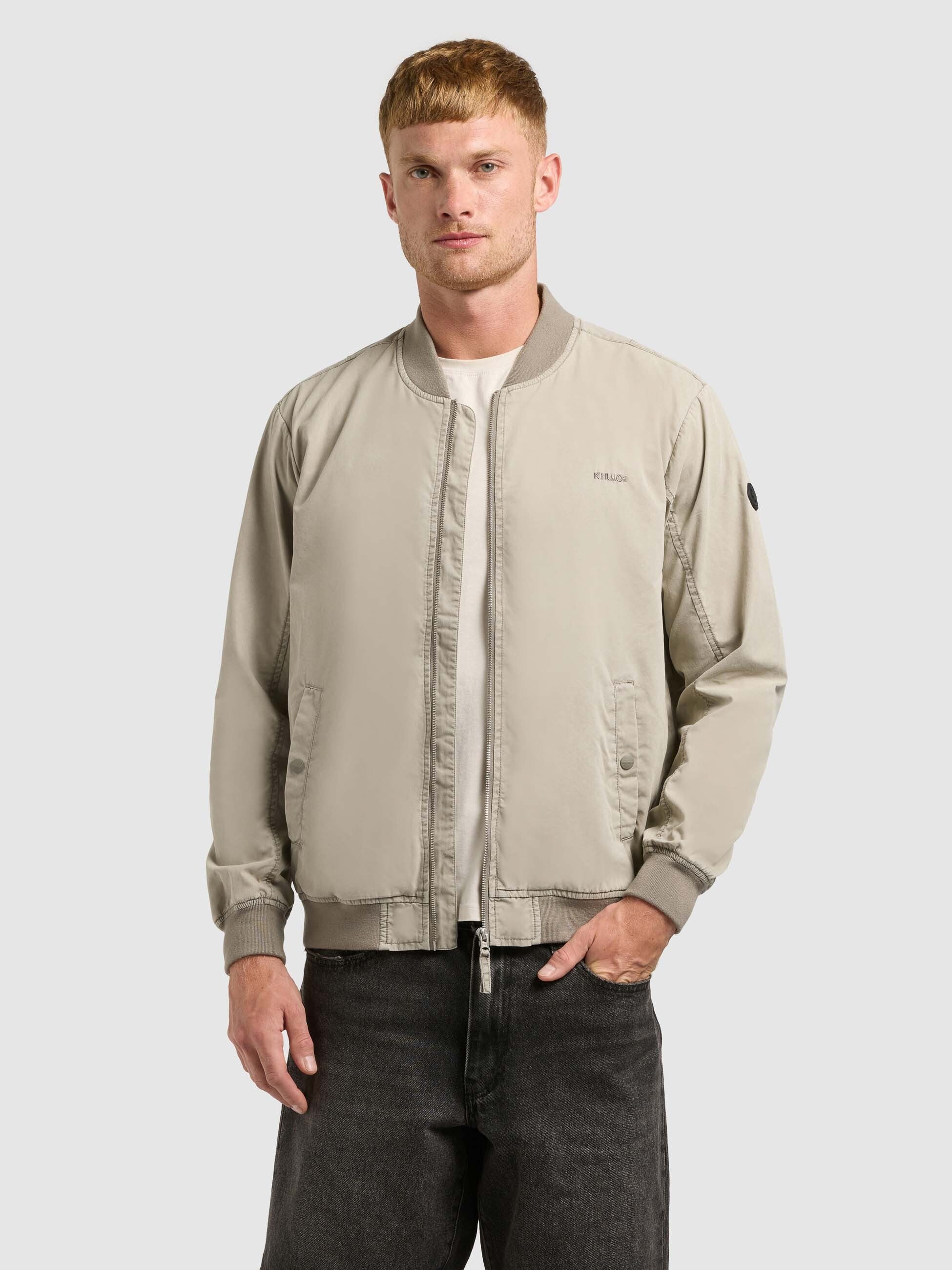khujo-jacke-ulric-light-grey-blouson-college-damen image 1