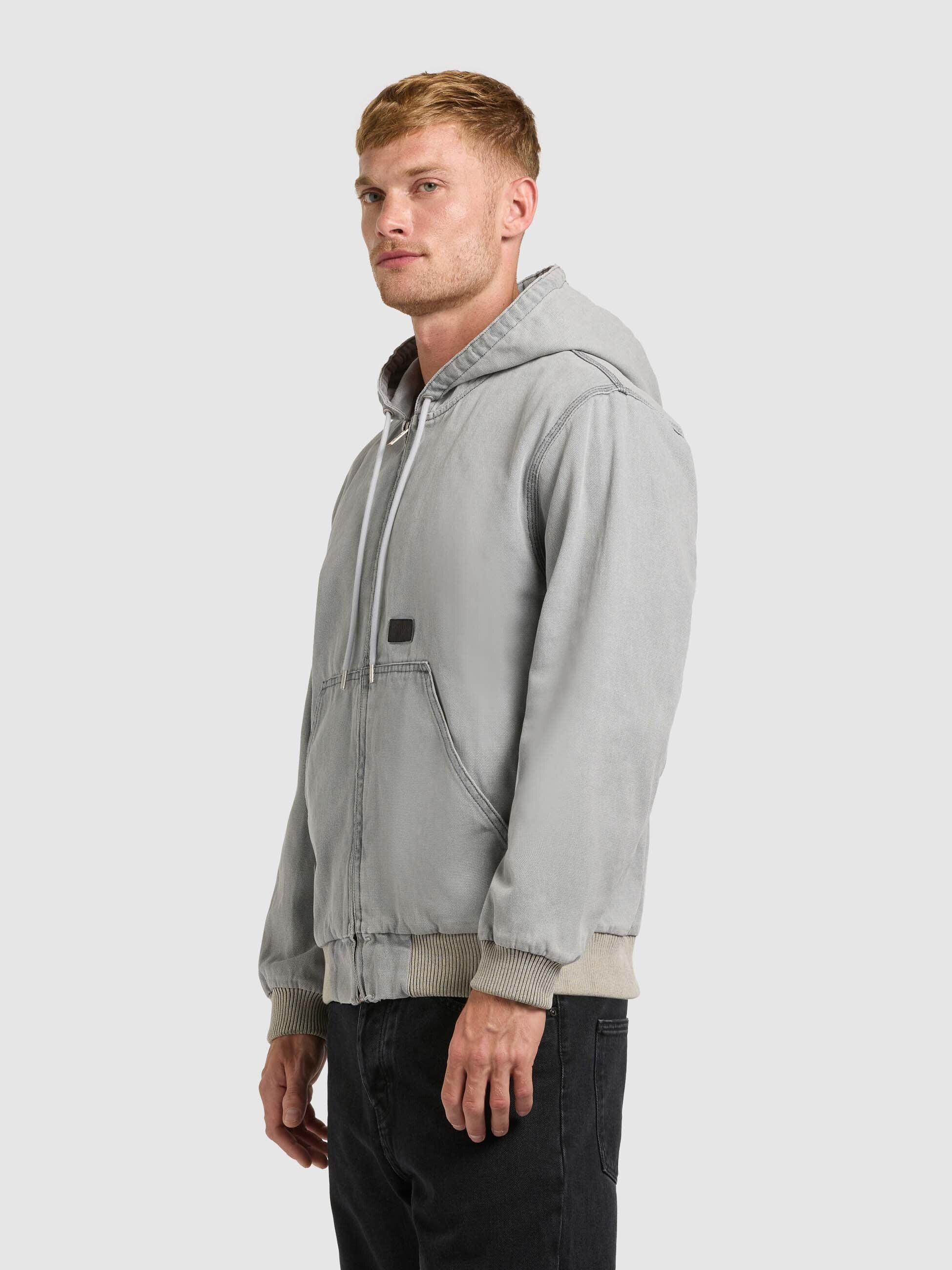 khujo-jacke-rhiis-light-grey-damen-blouson-workwear-mit-kapuze image 5