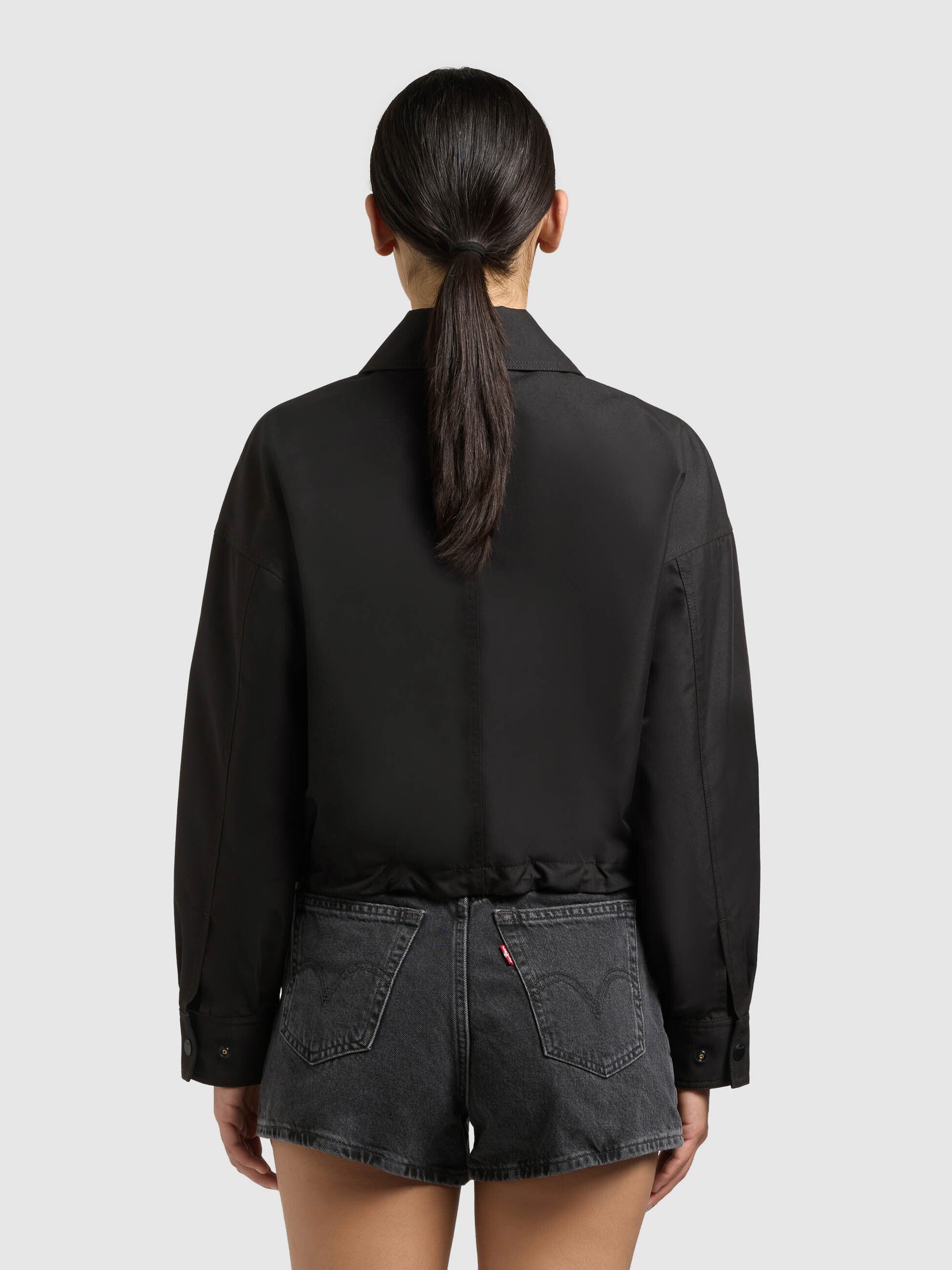 khujo-jacke-tovee-black-cropped-damen-blousonjacke image 3