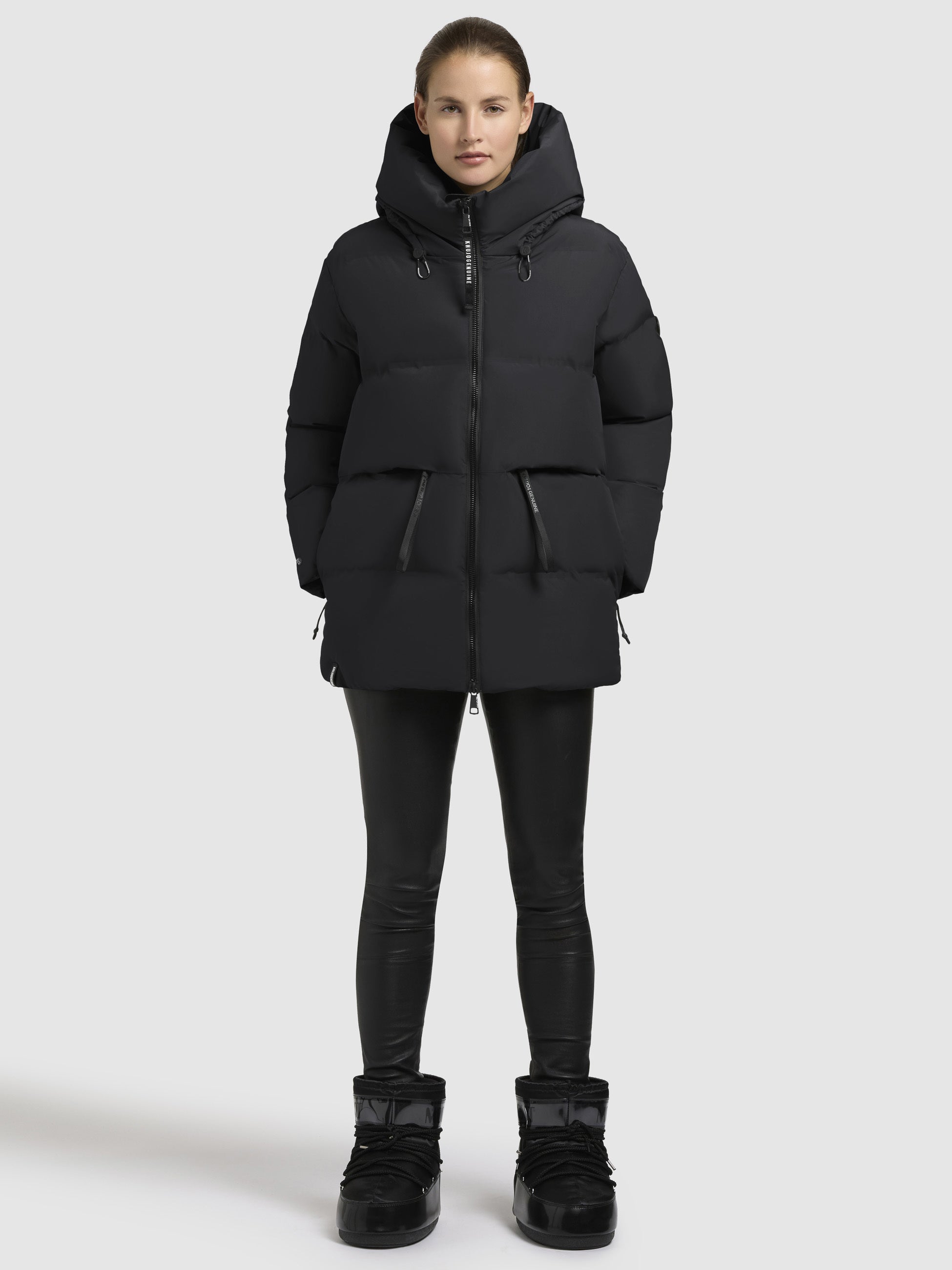 khujo-jacke-ellis-schwarz-steppjacke image 2