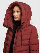 khujo-jacke-tuhani2-matt-damen-winter-steppjacke-in-rostrot image 6