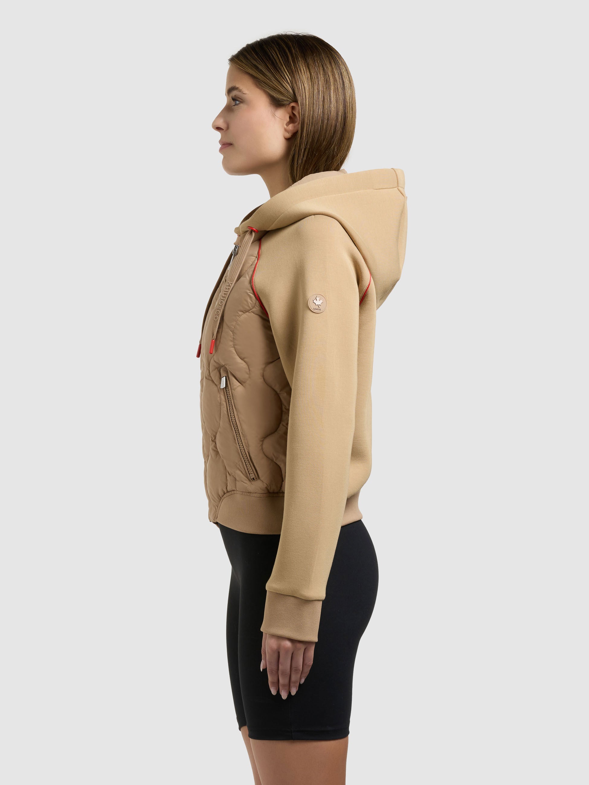 khujo-jacke-malaya-dark-camel-kurze-steppjacke-mit-materialmix image 5
