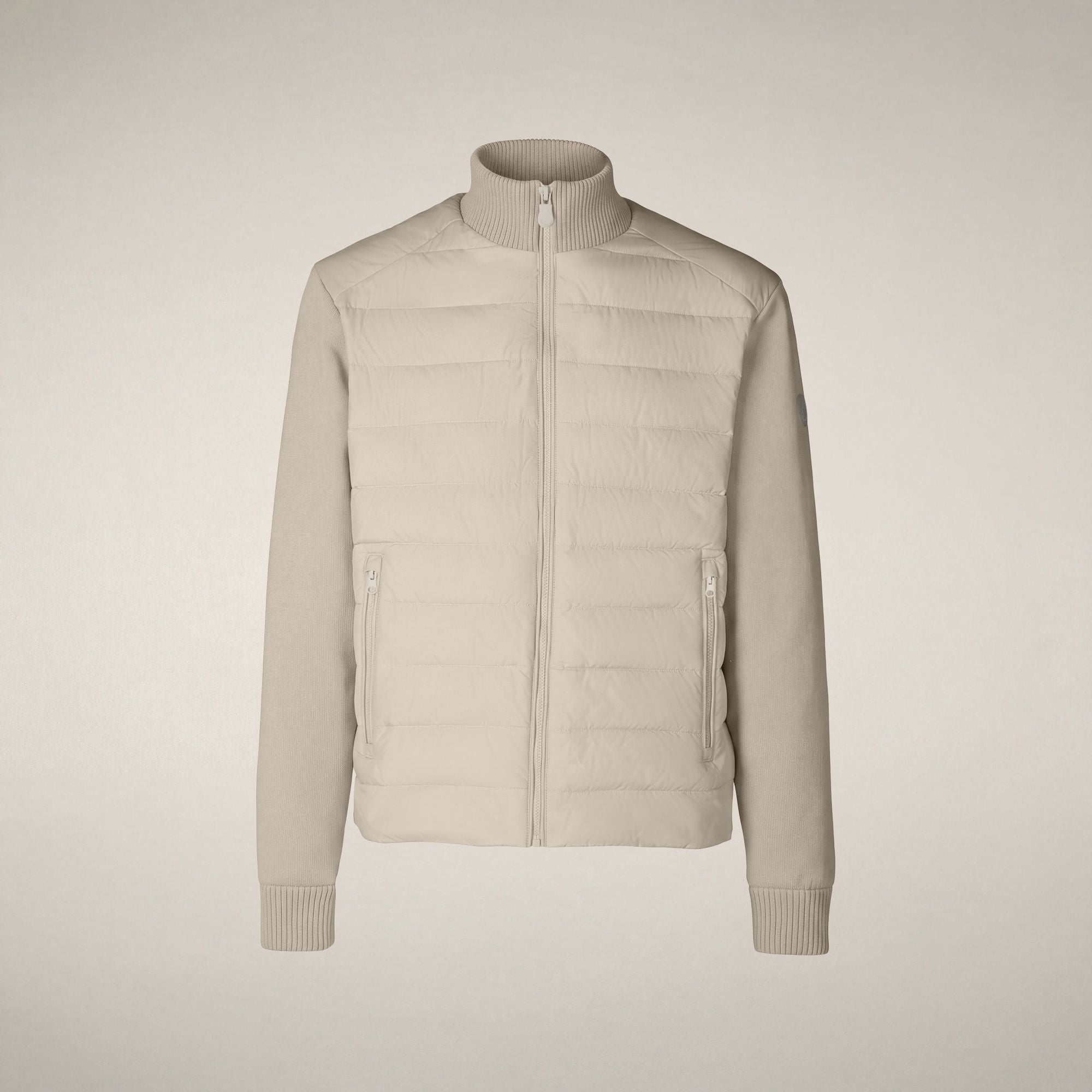 save-the-duck-sedum-herrenjacke-hybrid-steppjacke-rainy-beige image 3