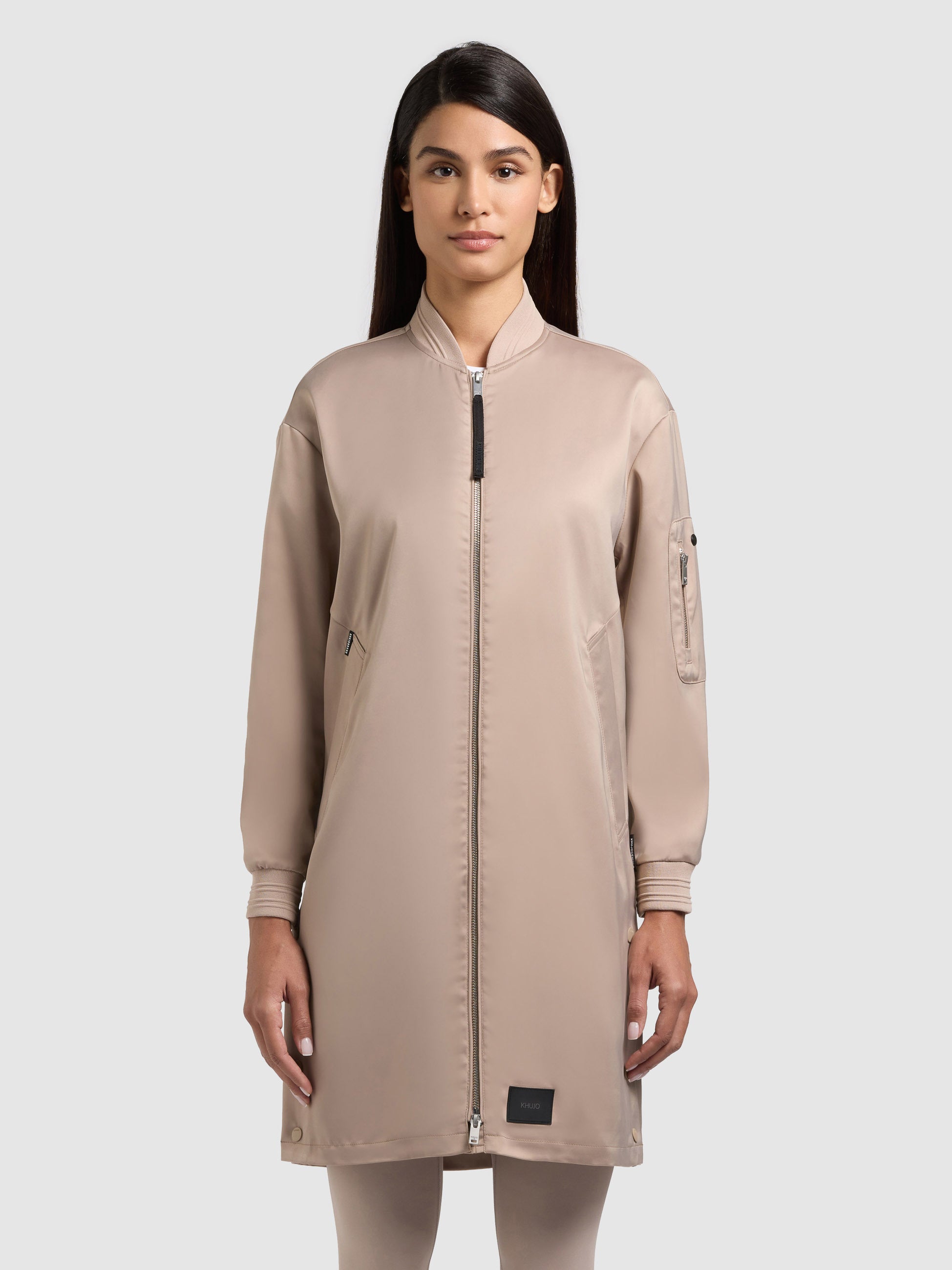khujo-mantel-tindra-latte-beige-damen-blousonmantel image 4