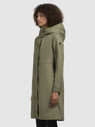 khujo-coat-talvi-light-olive-kurzer-slim-fit-mantel image 5