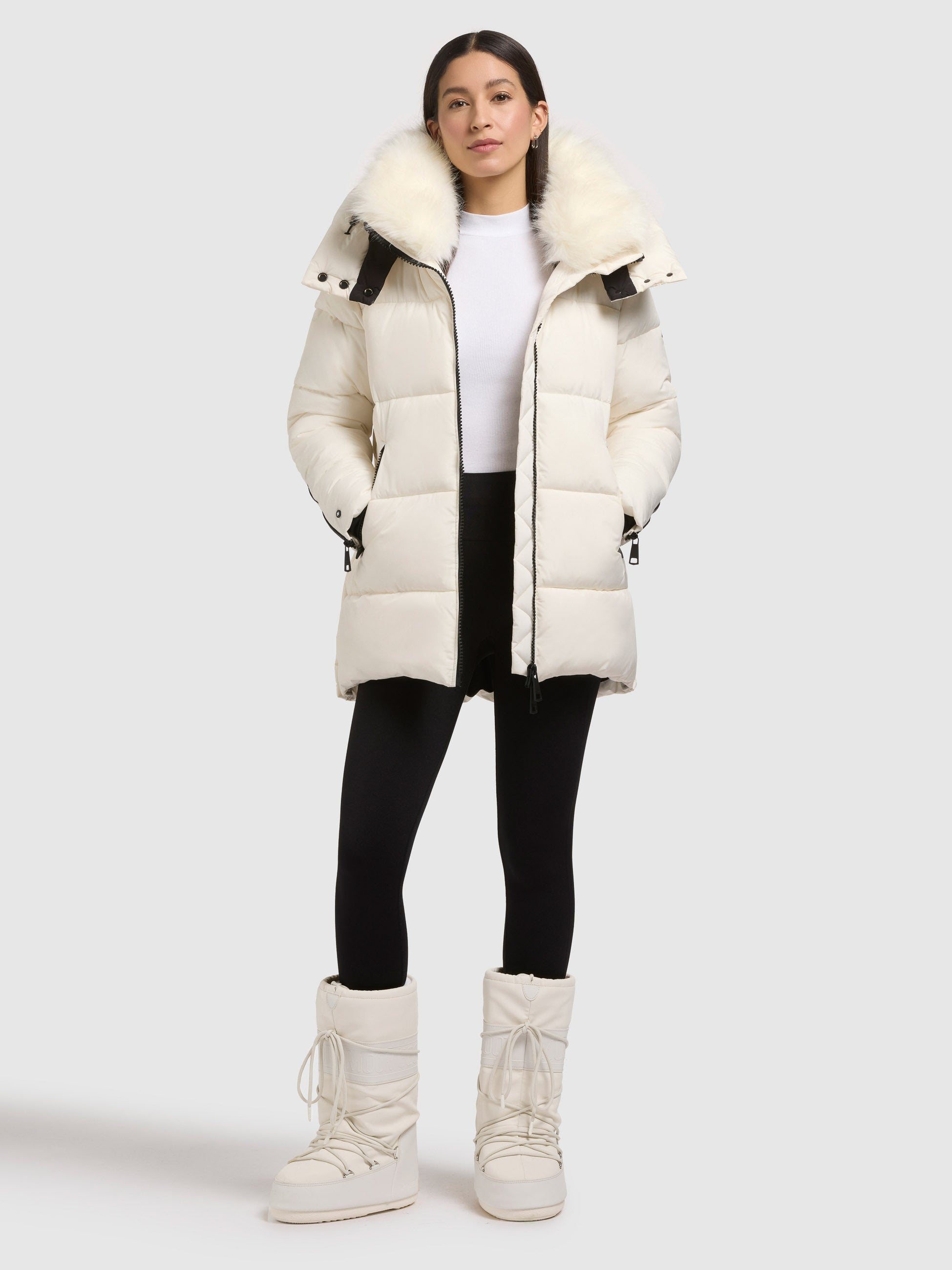 khujo-rory-winterjacke-luna-white-damen-h-ftlang-mit-kunstfell image 2