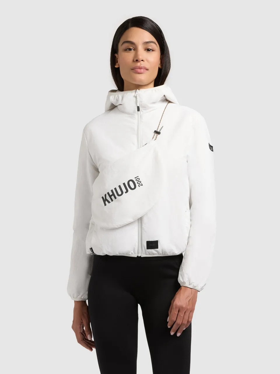 khujo-shelly2-damen-blouson-bomberjacke-off-white-mit-tasche image 1