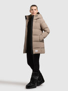 khujo-jacket-tanare4-damen-steppjacke-slim-fit-greige image 3