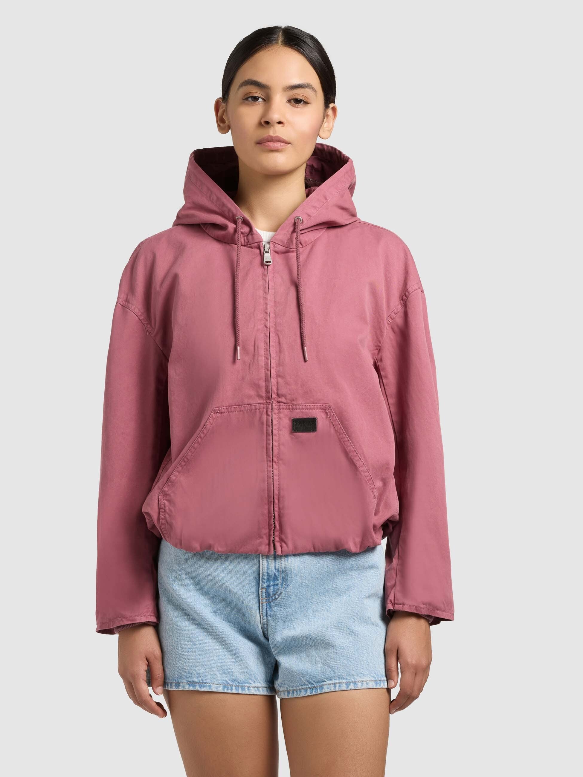 khujo-jacke-judy-fuchsia-blousonjacke-mit-kapuze-aus-baumwoll-twill image 4