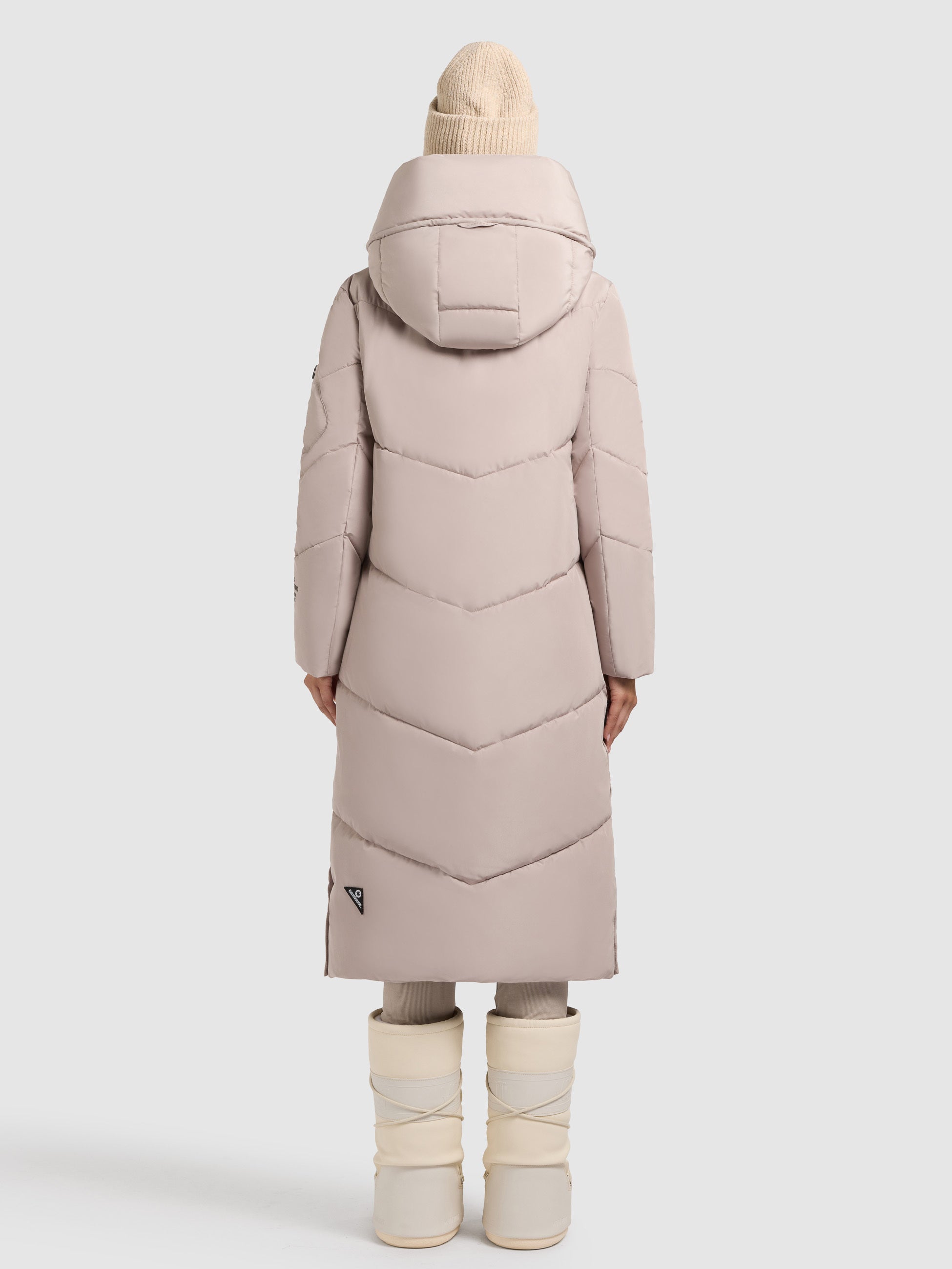 khujo-pulset-matt-mantel-dusty-beige-damen-steppmantel-knielang-wattiert image 3