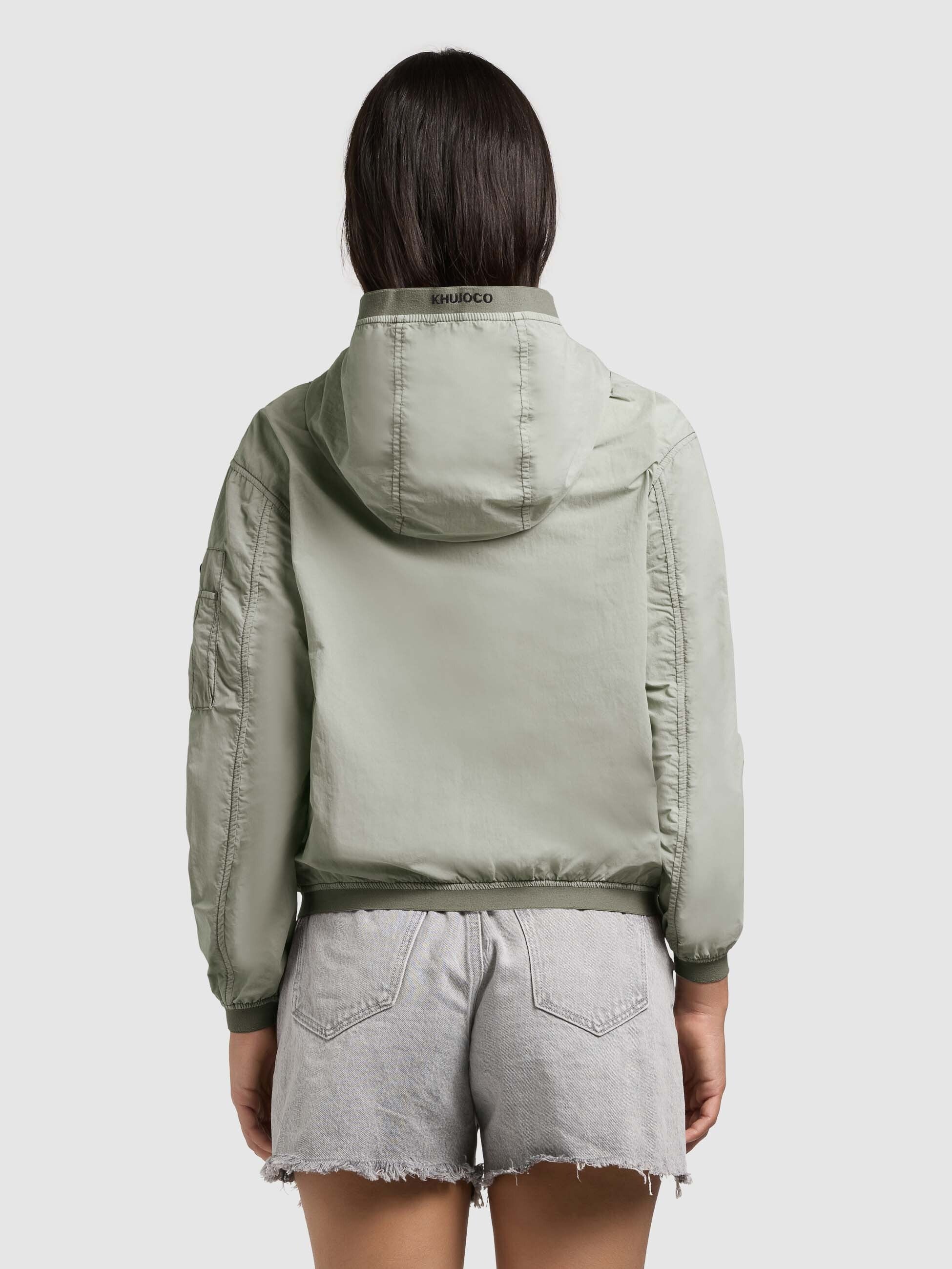 khujo-vona-damen-bomberjacke-cloud-green image 3