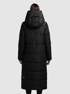 khujo-coat-soulani4-black-damen-steppmantel-wadenlang image 3
