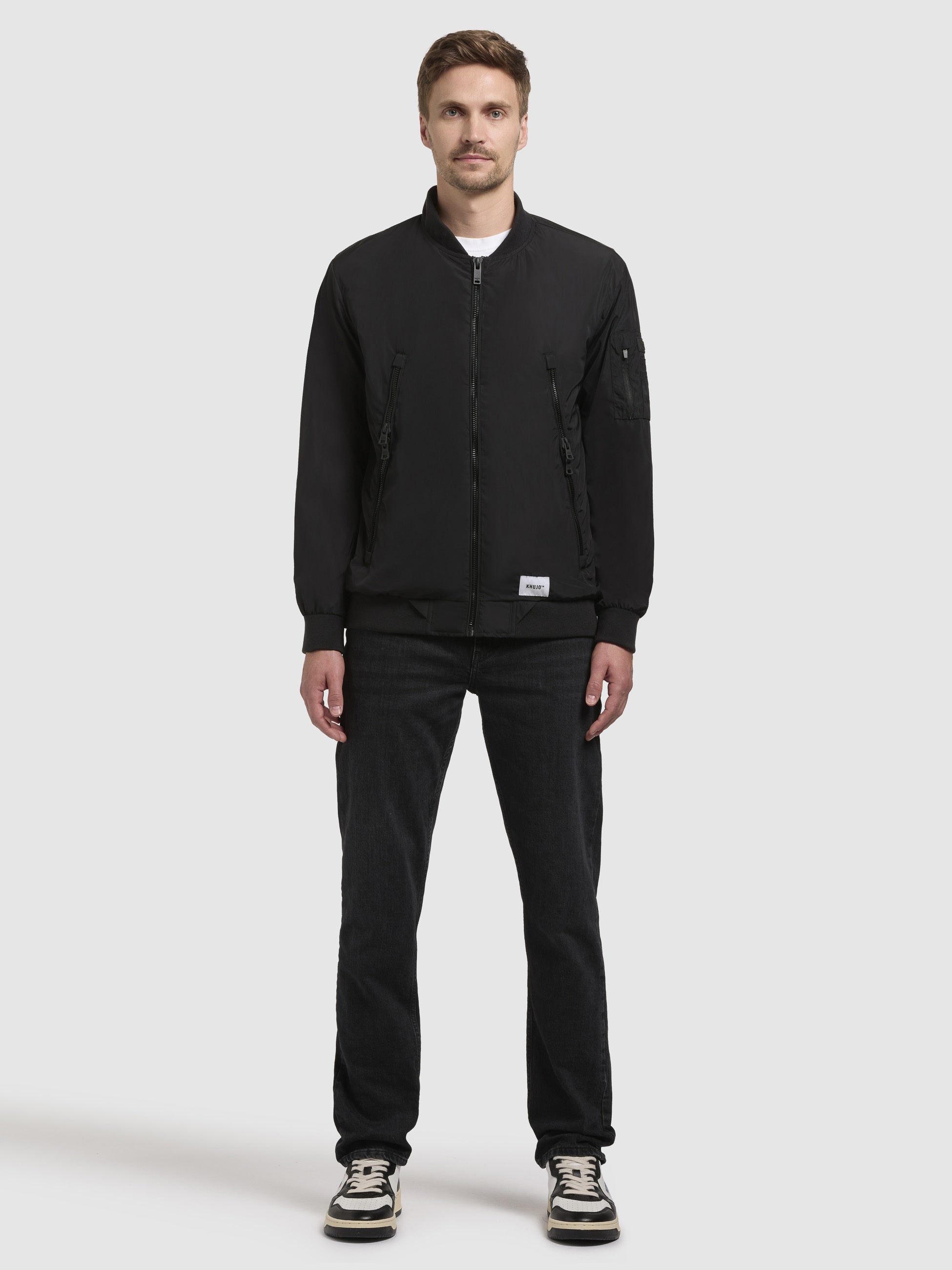 khujo-listener-damen-bomberjacke-schwarz image 1
