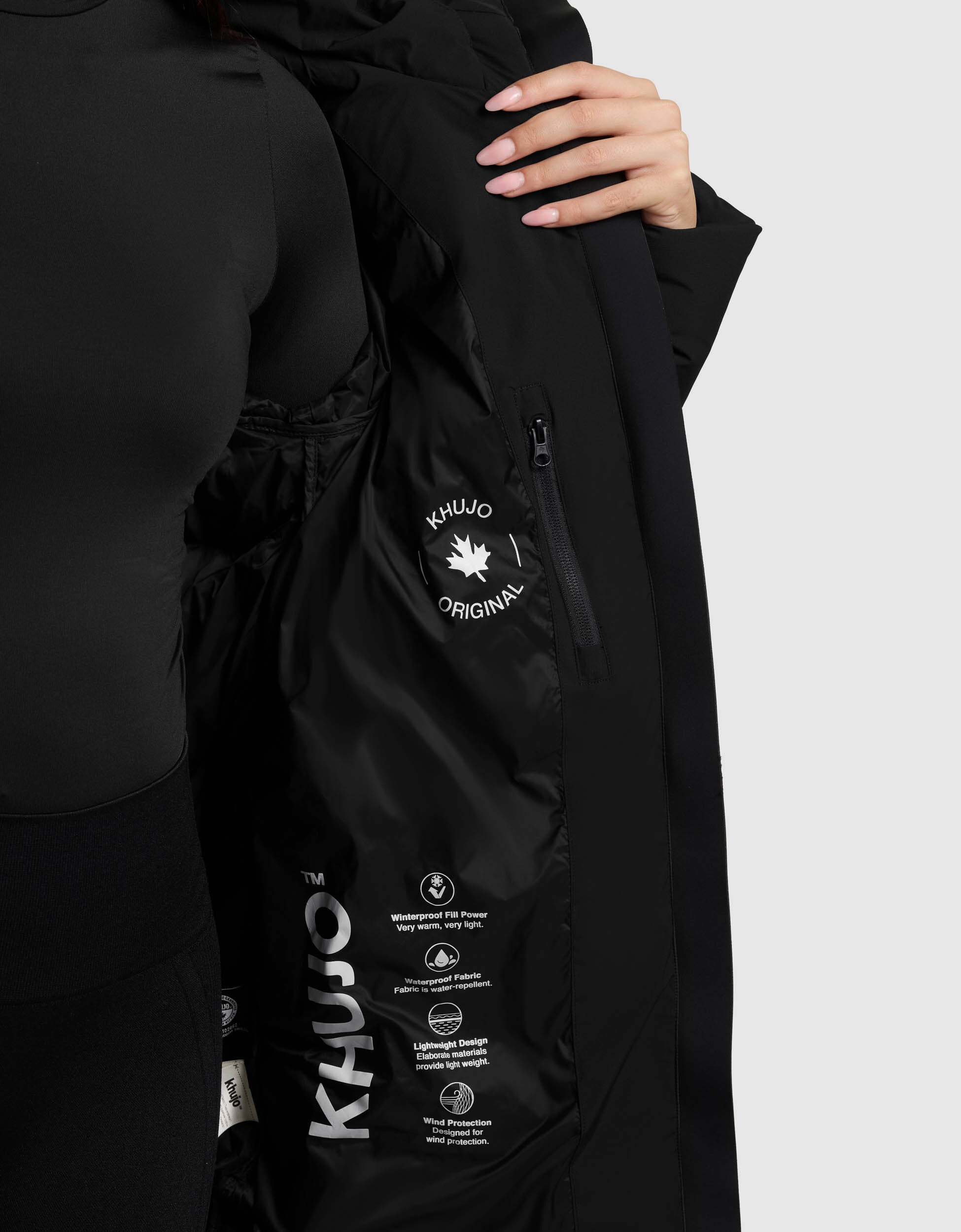 khujo-mantel-coulin-matt-black-ultraleichter-damen-winter-steppmantel image 8