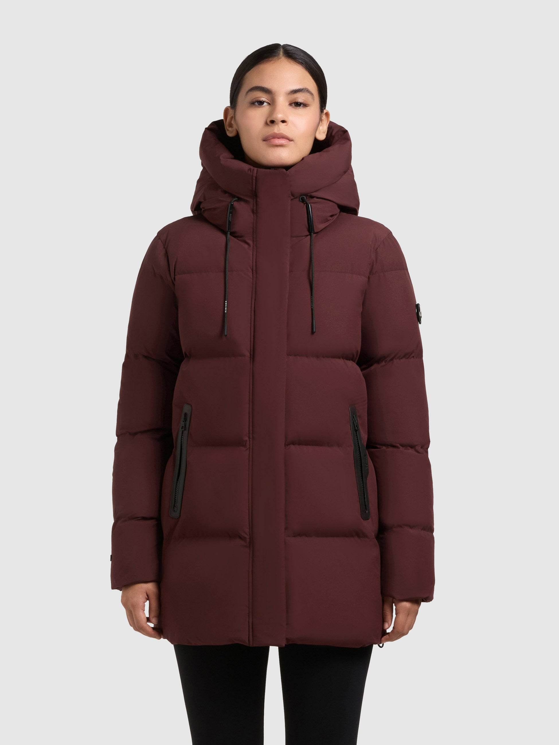 khujo-jacke-drown-matt-damen-steppjacke-in-moscato-red image 4