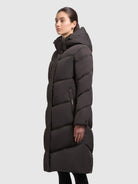 khujo-coat-ainu2-moody-plum-knielanger-wattierter-steppmantel-damen image 5