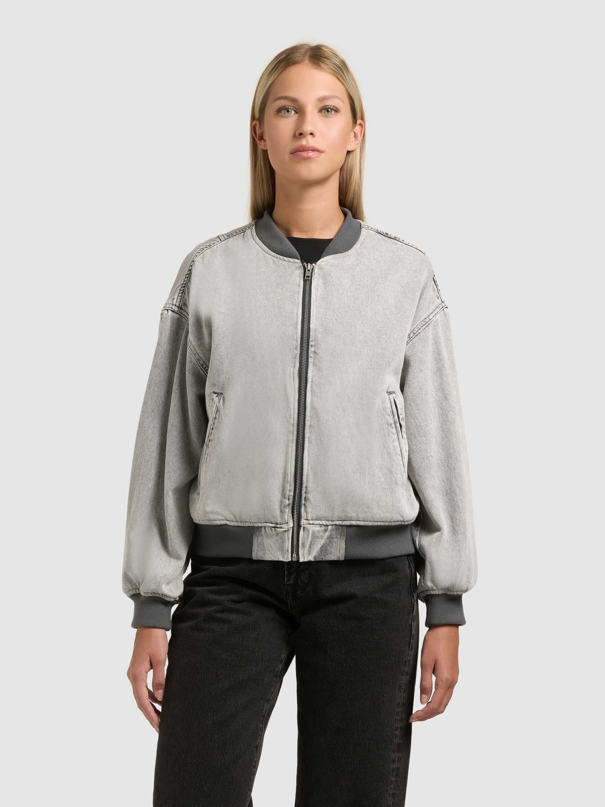 khujo-sissi-grey-acid-bomberjacke-damen-blouson image 1