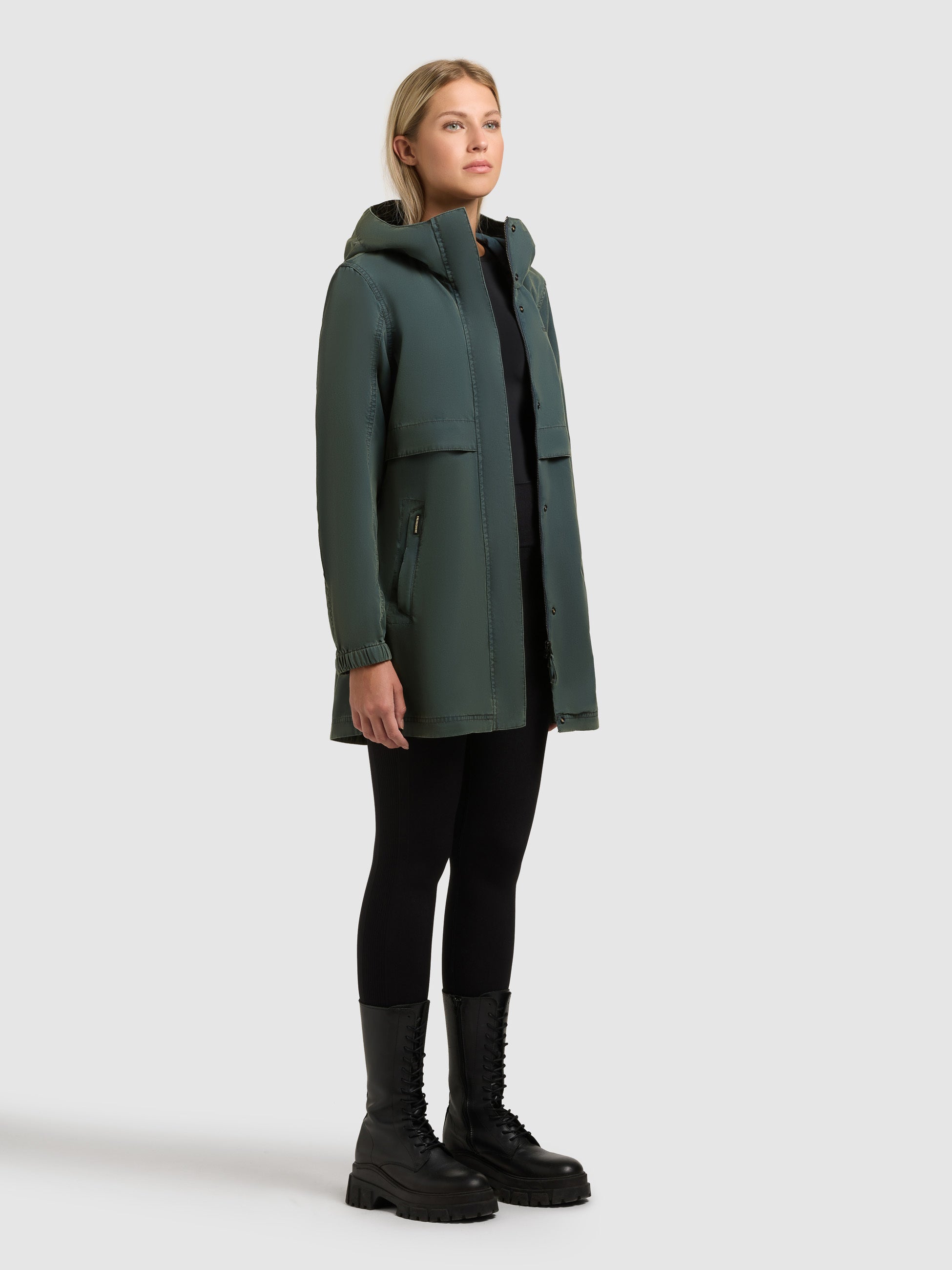 khujo-jacke-brava-atlantic-blue-slim-fit-kapuzenjacke-f-r-damen image 6