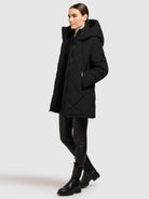 khujo-pebb-damen-steppjacke-schwarz image 2