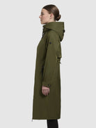 khujo-pinax-damen-mantel-sommerparka-knielang-olive image 5