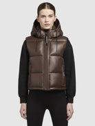 khujo-weste-inna2-satin-chocolate-brown-damen-steppweste image 4