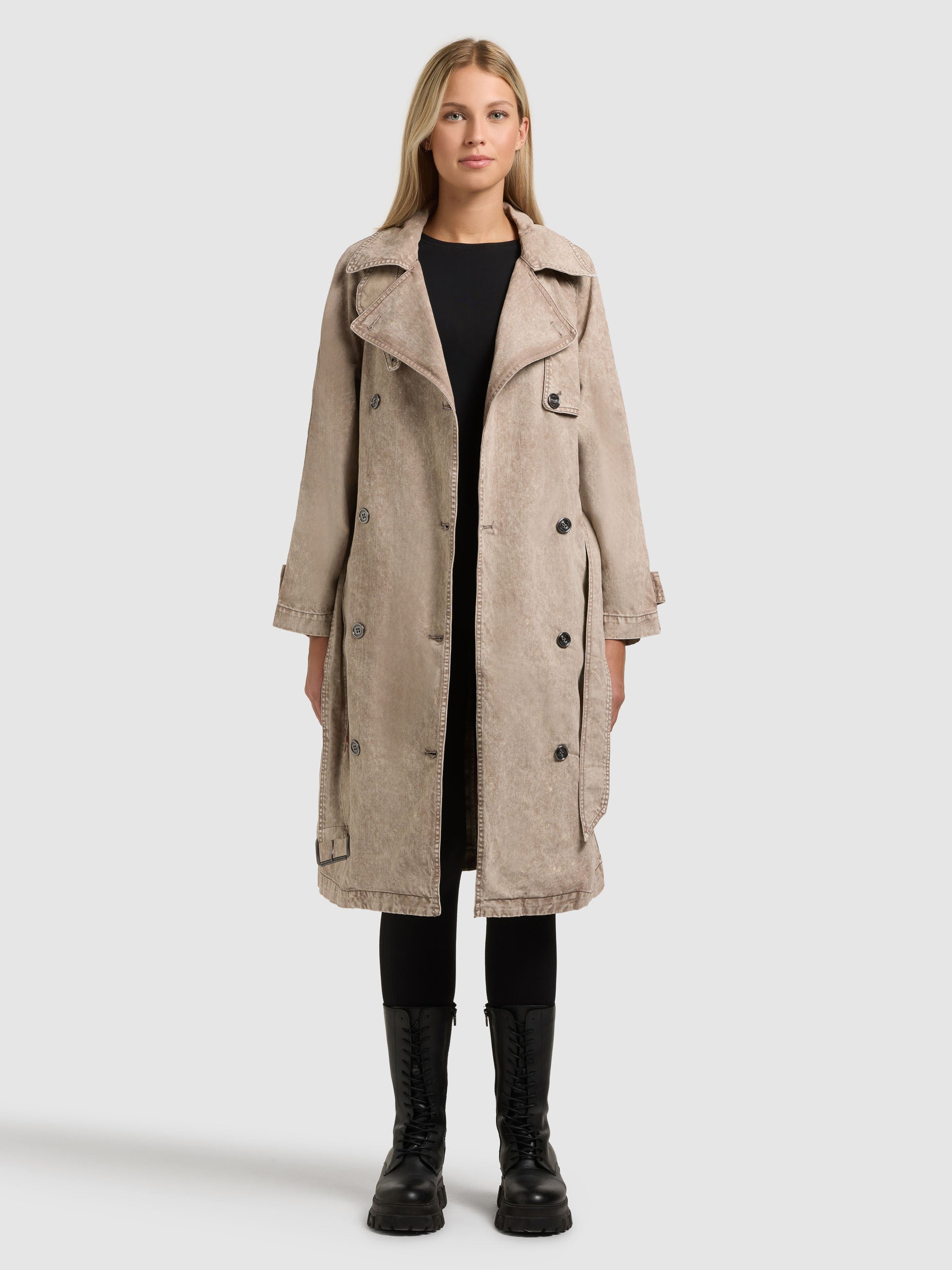 khujo-mantel-enza-latte-brown-jeans-trench-denim-damen image 6