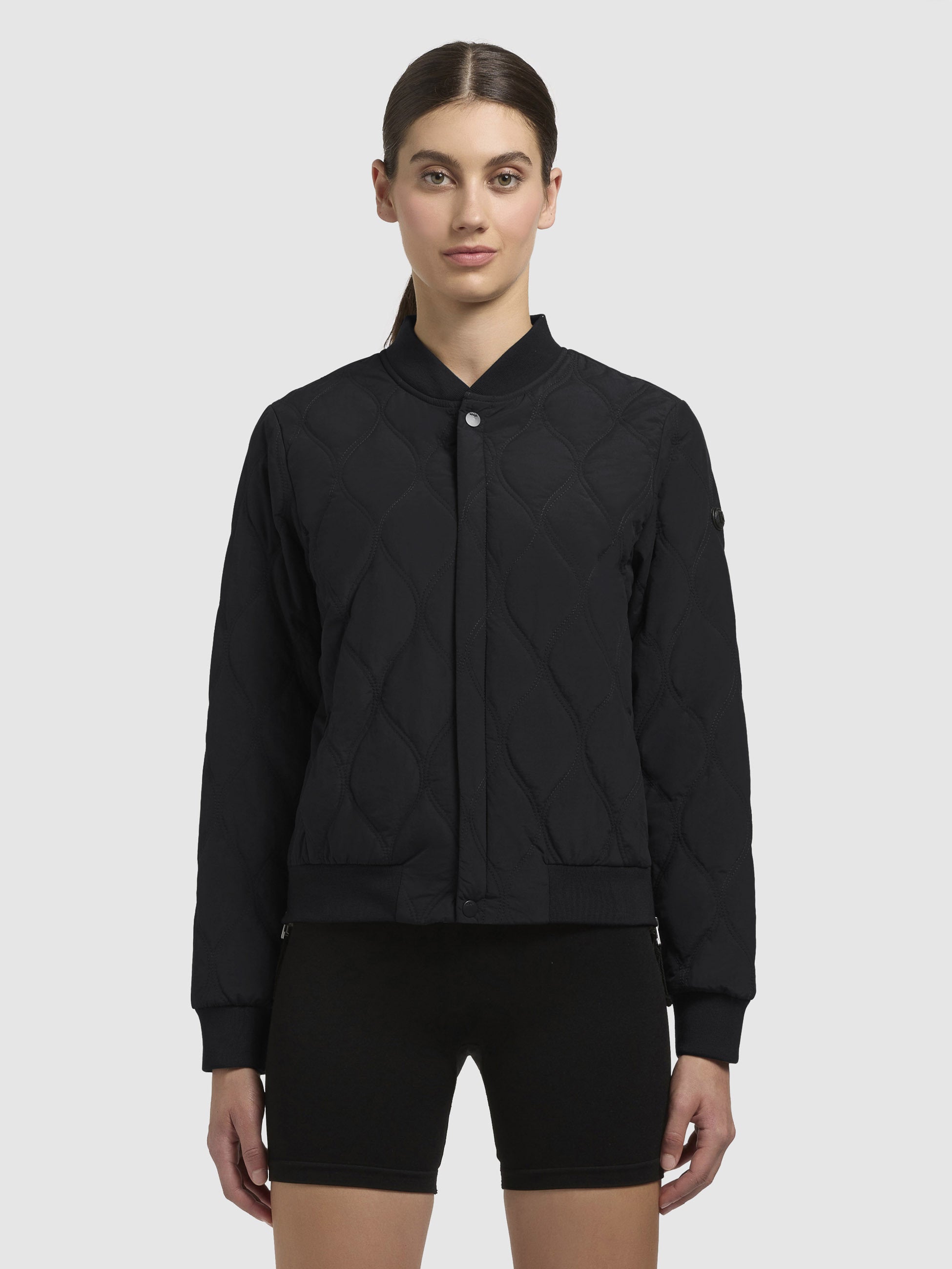 khujo-jacke-feen-schwarz-bomber-steppjacke-h-ftlang-f-r-damen image 4