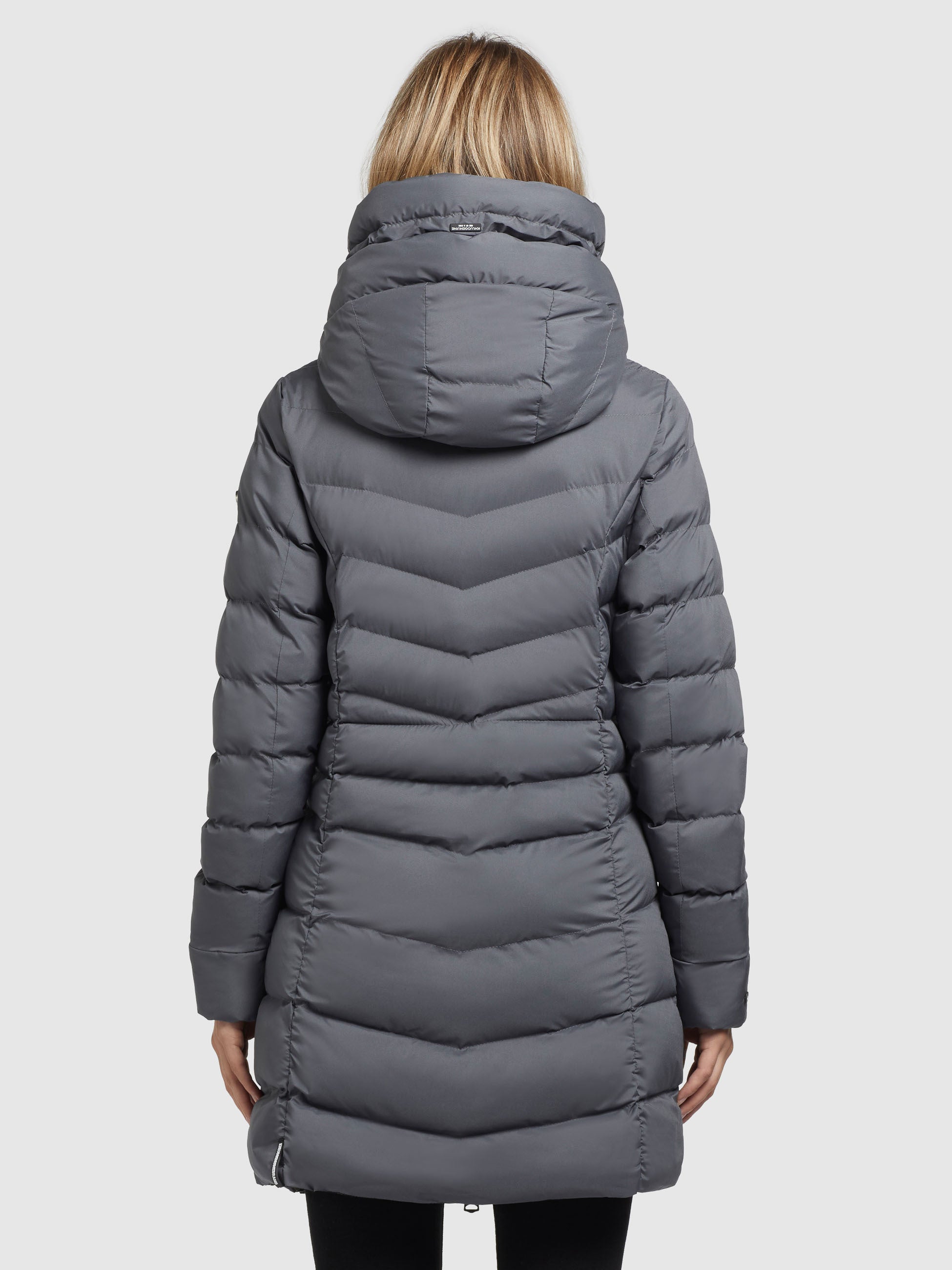 khujo-tuhani2-matt-damen-steppjacke-anthrazit image 3