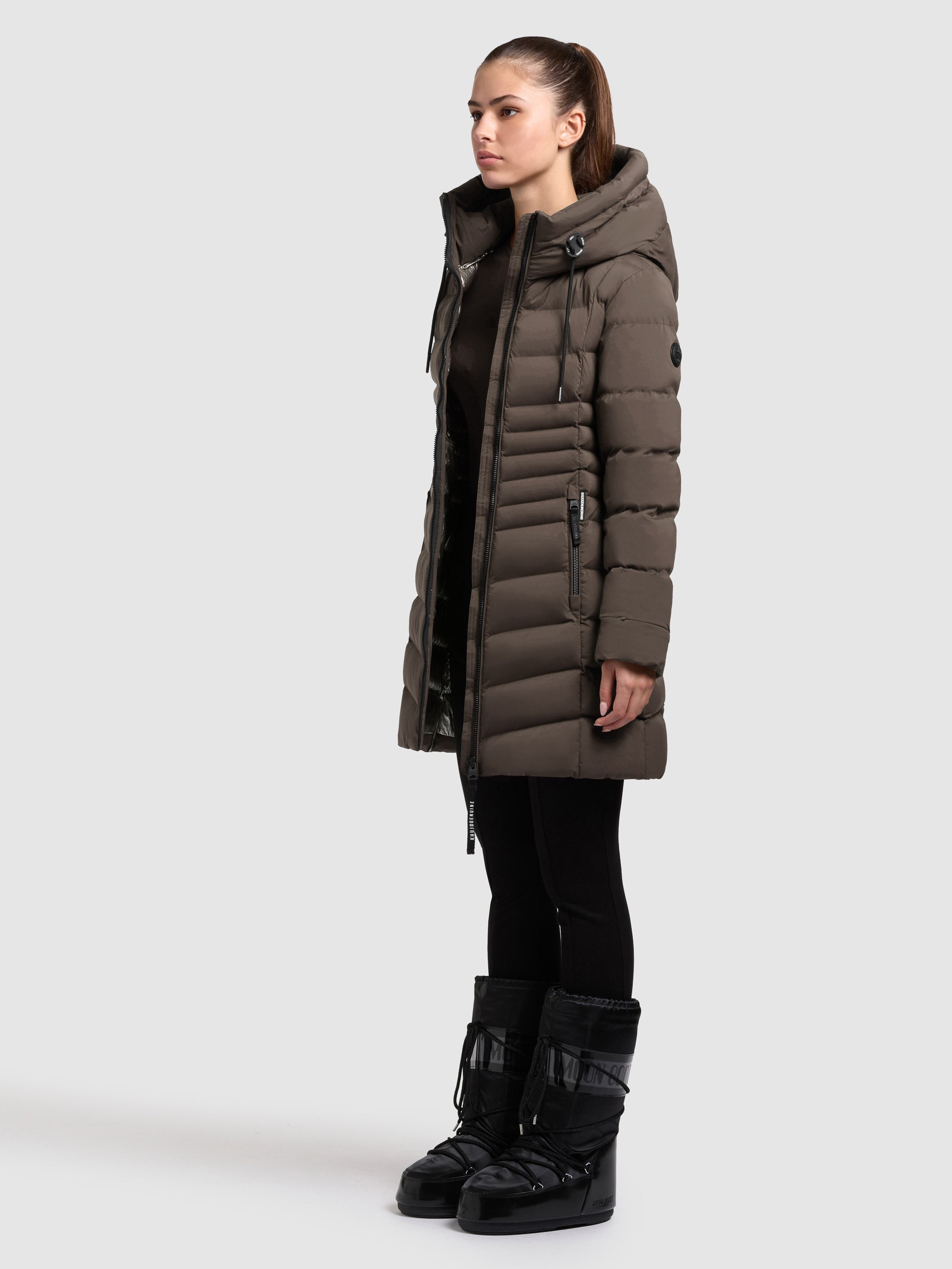 khujo-coat-lava-dull-green-leichter-steppmantel-slim-fit-f-r-damen image 1