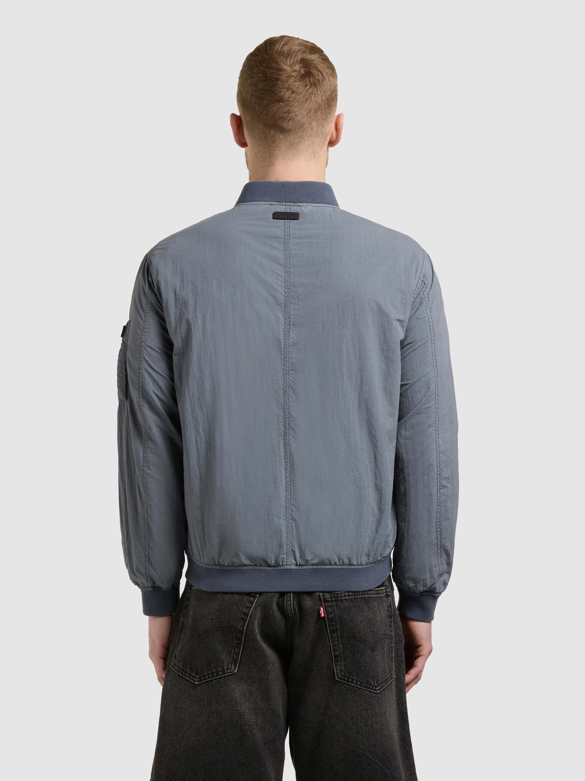 khujo-ibe-blousonjacke-misty-blue-garment-dye image 3