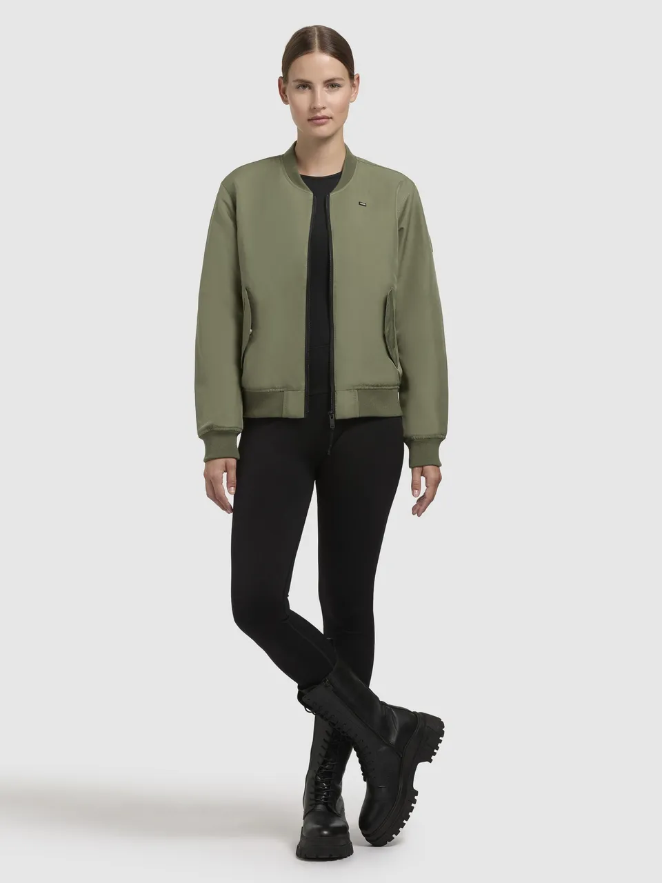 khujo-philo-damen-sommer-bomberjacke-helloliv-regular-fit image 1