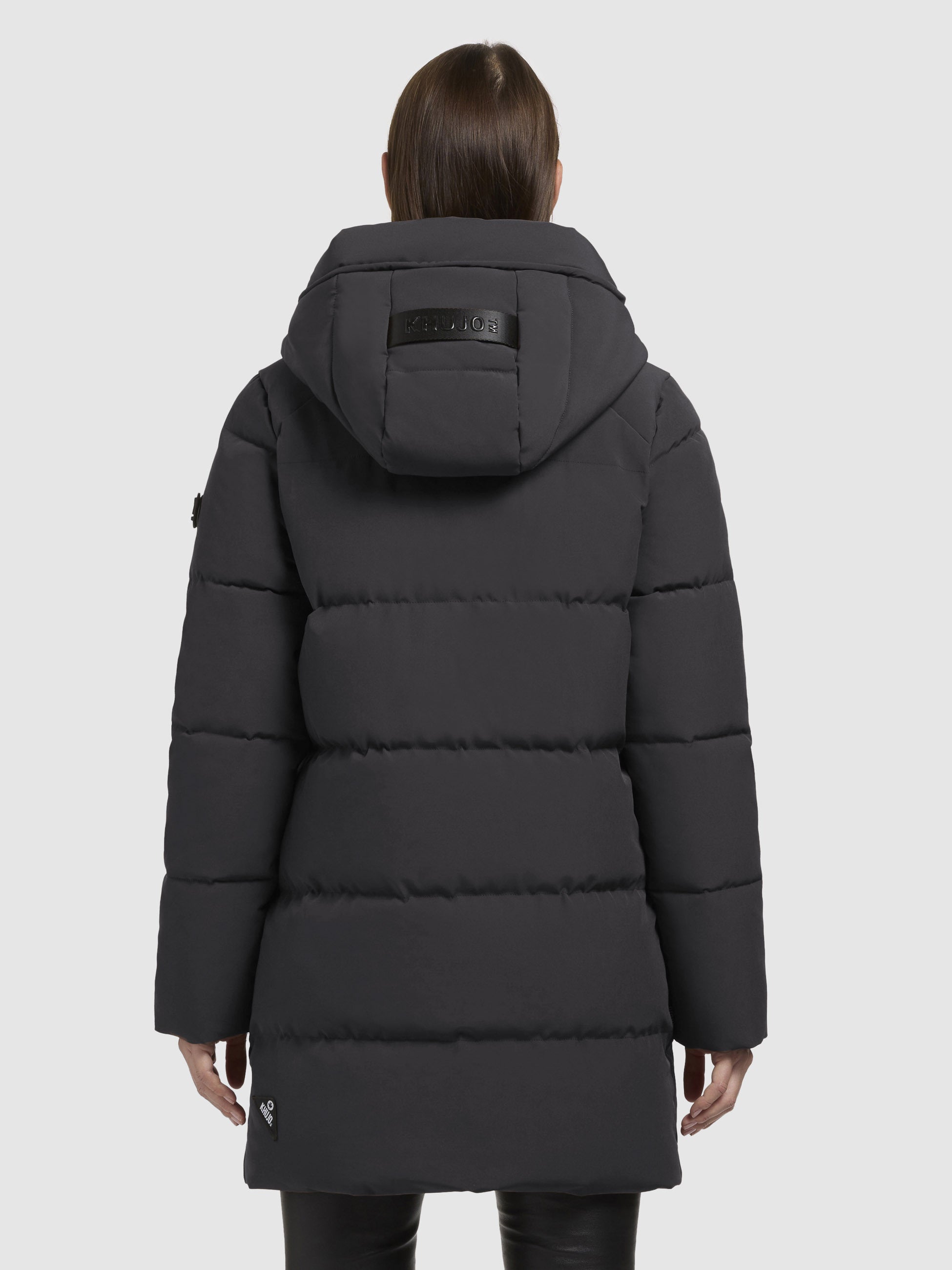 khujo-mantel-lola-dunkelgrau-wattierter-stepp-kurzmantel-damen-regular-fit image 3