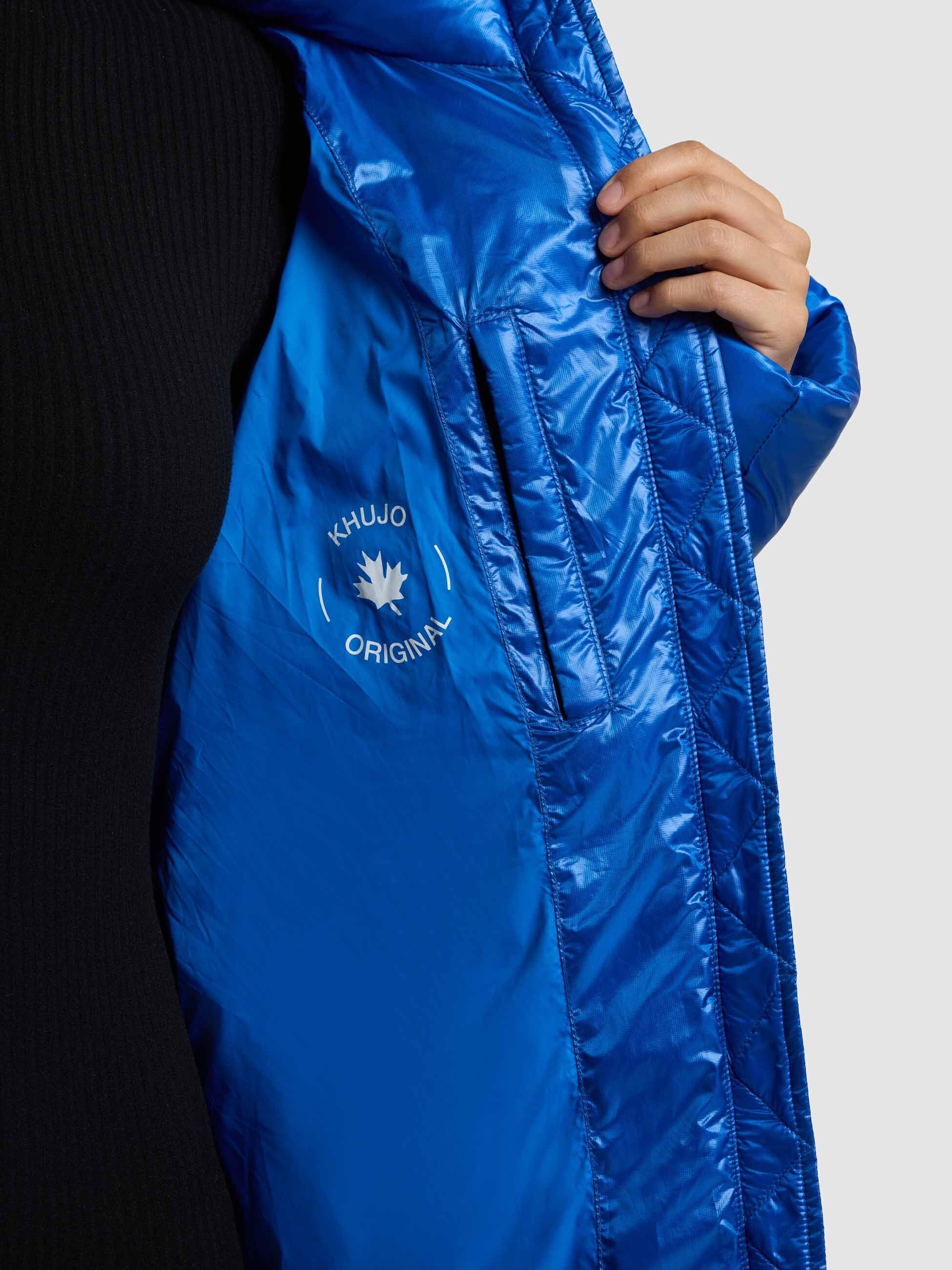 khujo-tonia-damen-steppmantel-royal-blue-gl-nzender-wintermantel-loose-fit-mit-k image 8