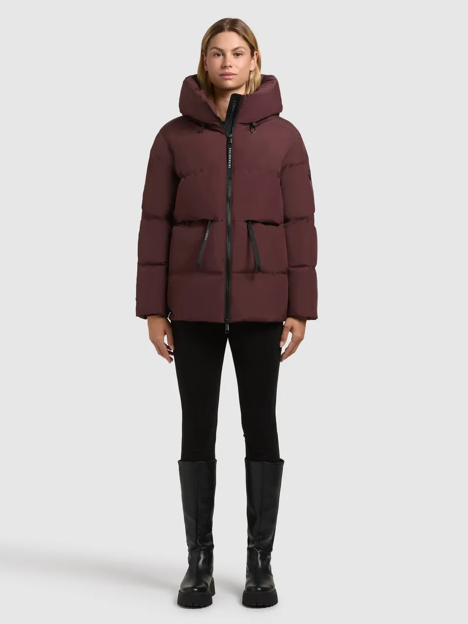 khujo-ellis-damen-steppjacke-moscato-red image 1