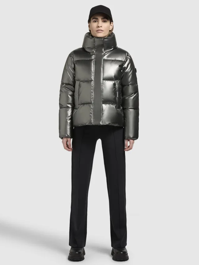 khujo-jacke-rinja-shiny-grau image 1