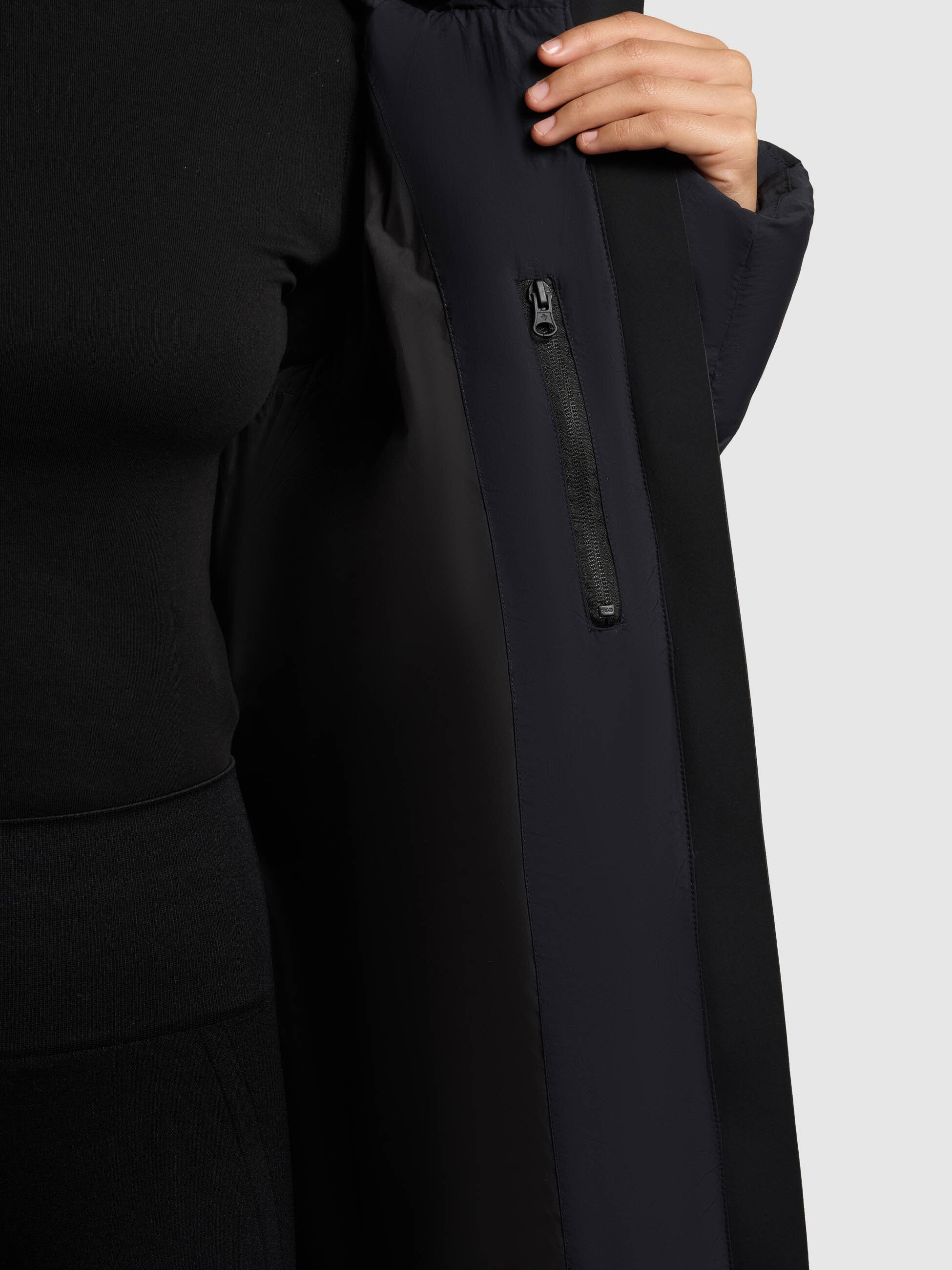 khujo-mantel-lumra2-black-damen-steppmantel-wadenlang-regular-fit image 8