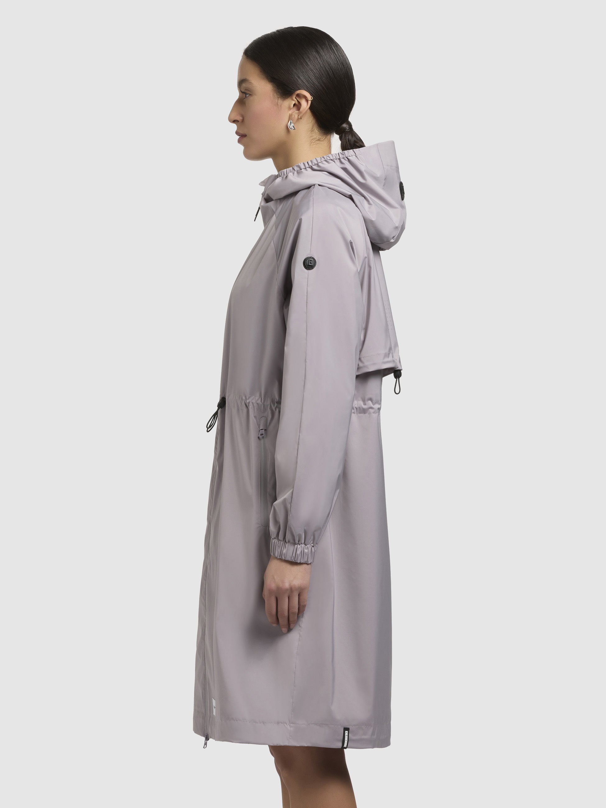 khujo-mantel-tuuli-graulila-damen-kurzmantel-windbreaker image 5