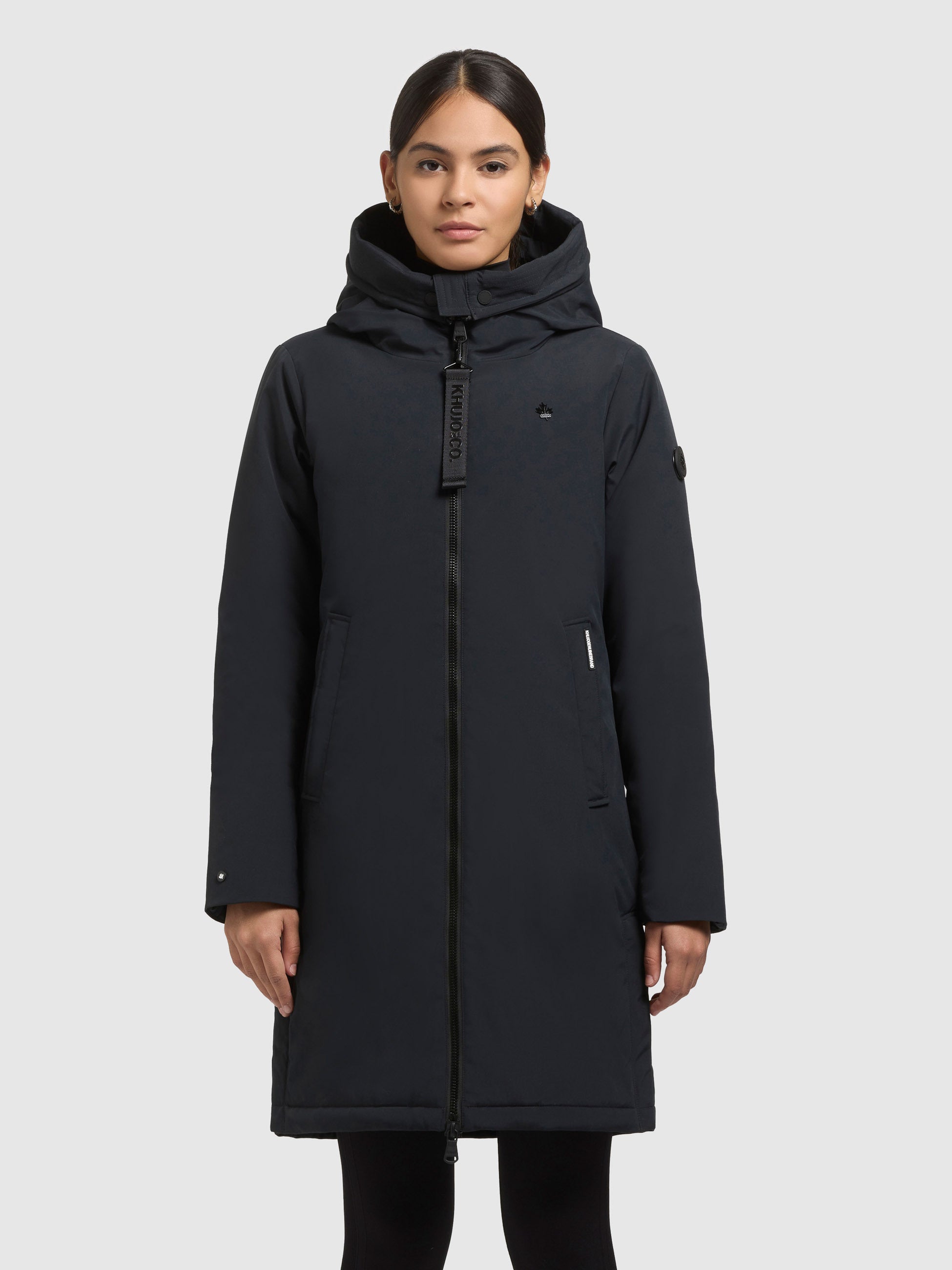 khujo-mantel-yaak4-port-blue-wattierter-kurzmantel-slim-fit-f-r-damen image 4