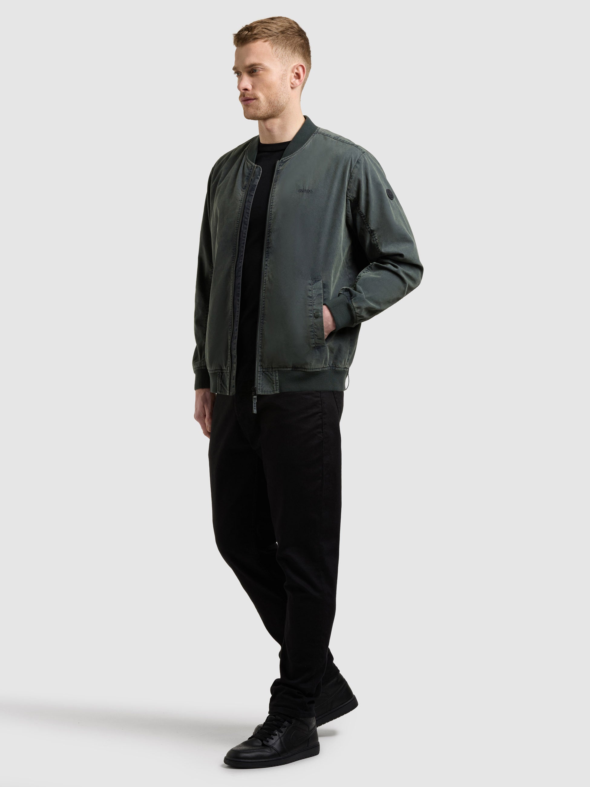 khujo-blousonjacke-ulric-black-olive-college-jacke-h-ftlang image 2