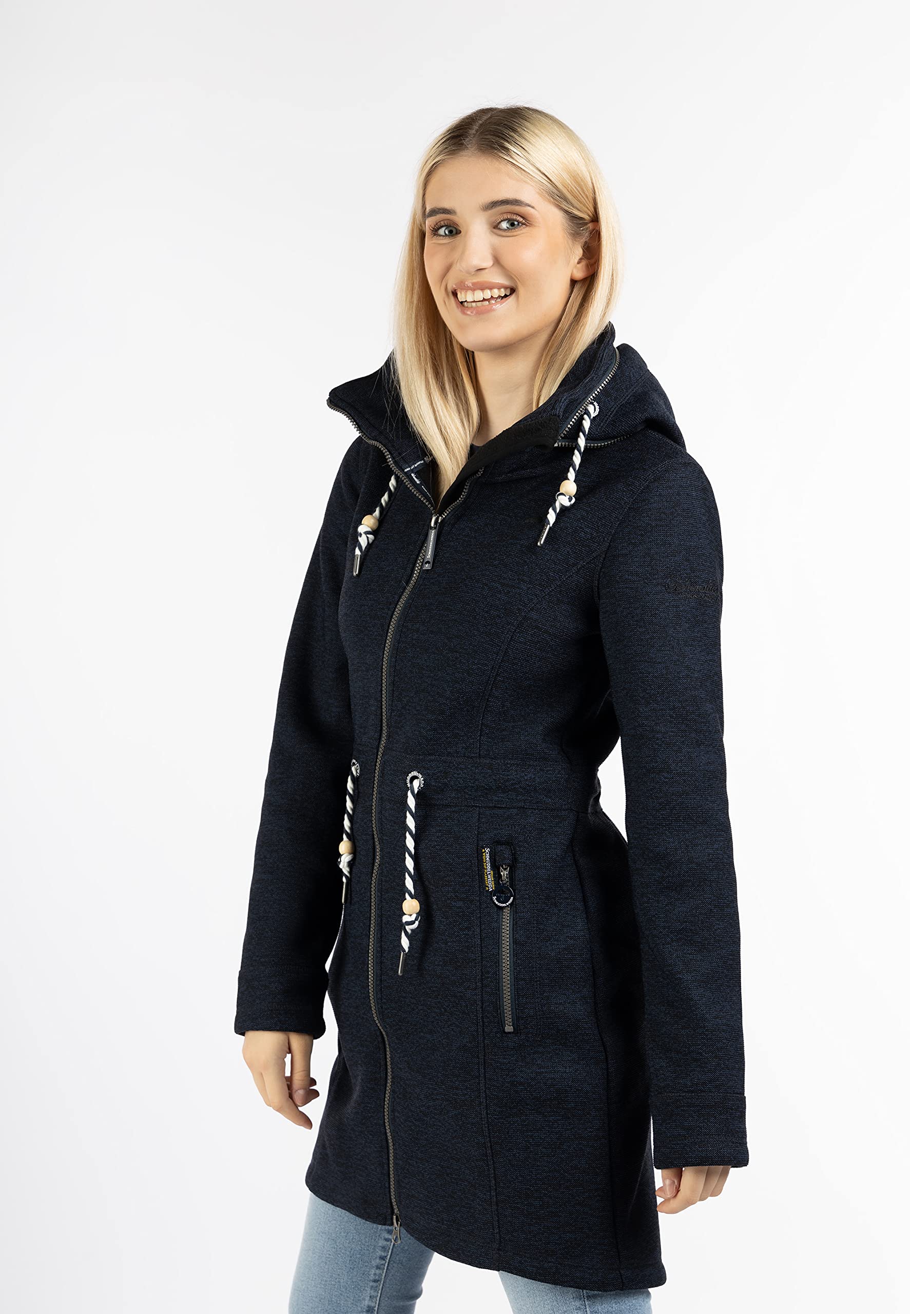 schmuddelwedda-damen-strickfleecemantel-warmer-fleecemantel image 5