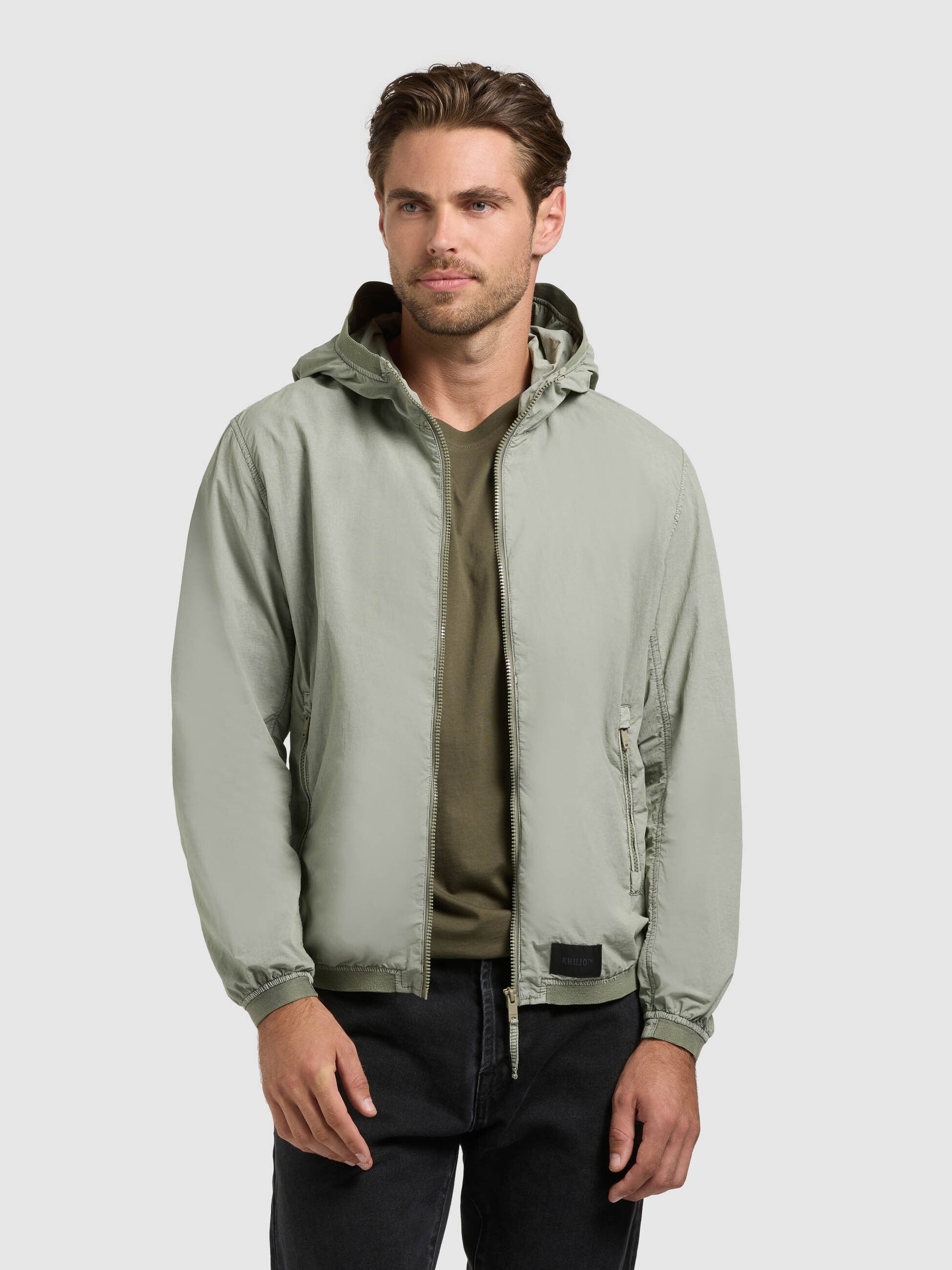 khujo-jacke-derf-cloud-green-blousonjacke-mit-kapuze-garment-dye image 4