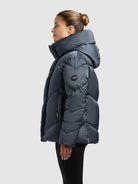 khujo-olsa2-damen-steppjacke-dim-blue image 5