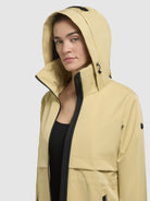 khujo-narin-damen-mantel-sommerparka-yellow-green image 7