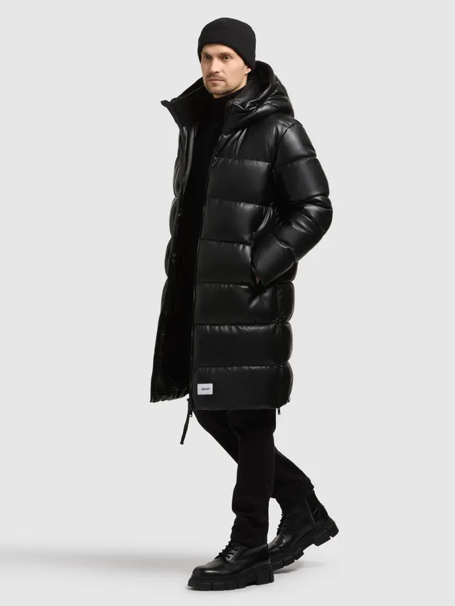 khujo-coat-emmet-black-damen-steppmantel-loose-fit-wasserabweisend image 1