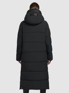 khujo-kaley-damen-coat-black-knielang-regular-fit image 3