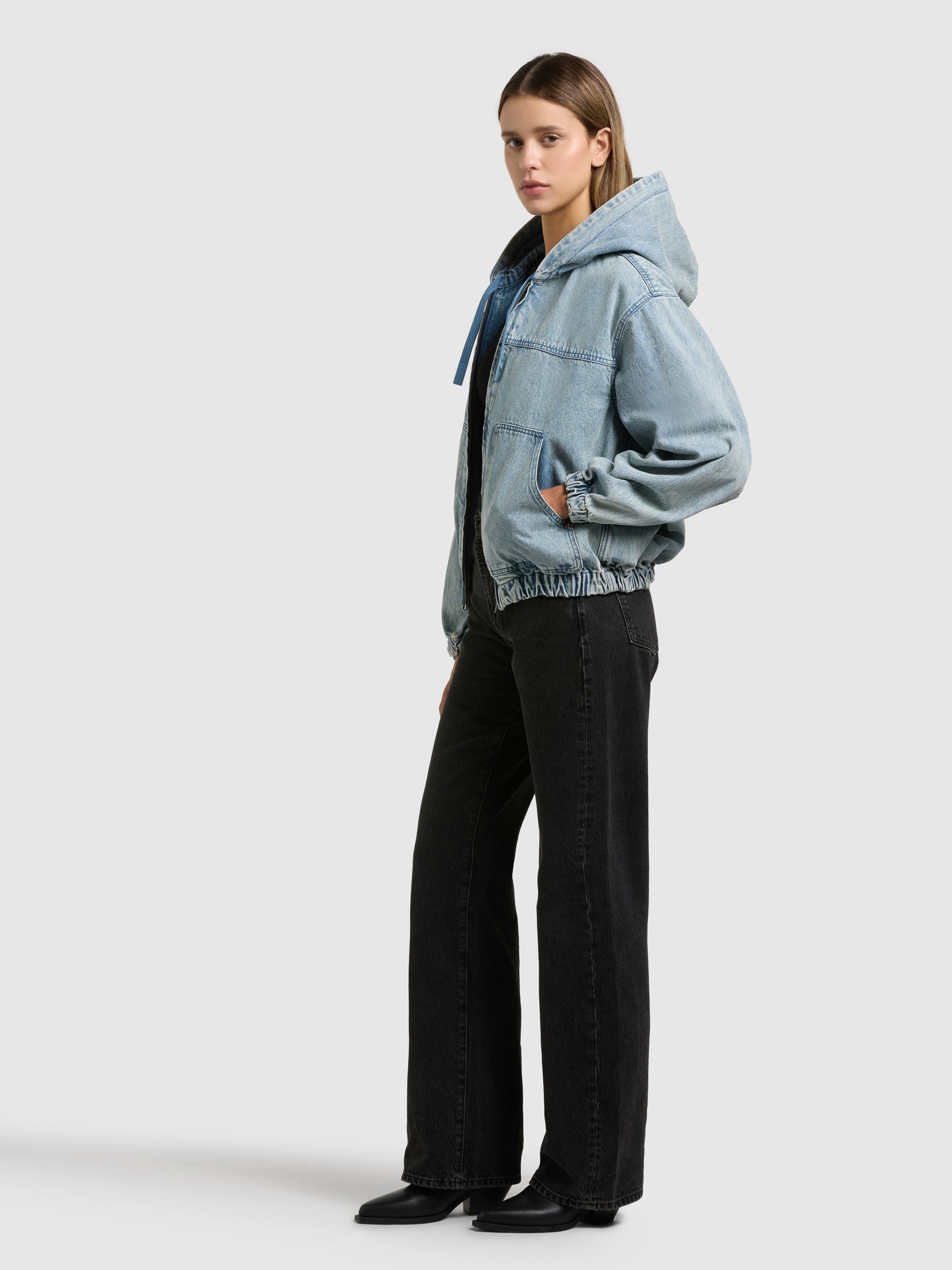 khujo-jacke-gretel-damen-jeans-blouson-light-blue image 2