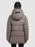 khujo-jacket-word3-matt-taupe-dark-steppjacke-regular-fit image 3