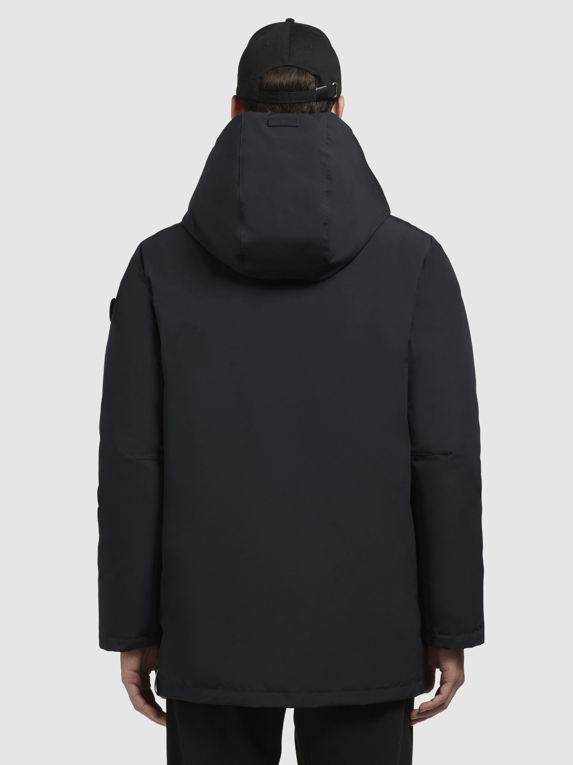 khujo-jacke-adan-dunkelgrau-warm-wattierter-parka-mit-kapuze-und-zwei-wege-rei-v image 3
